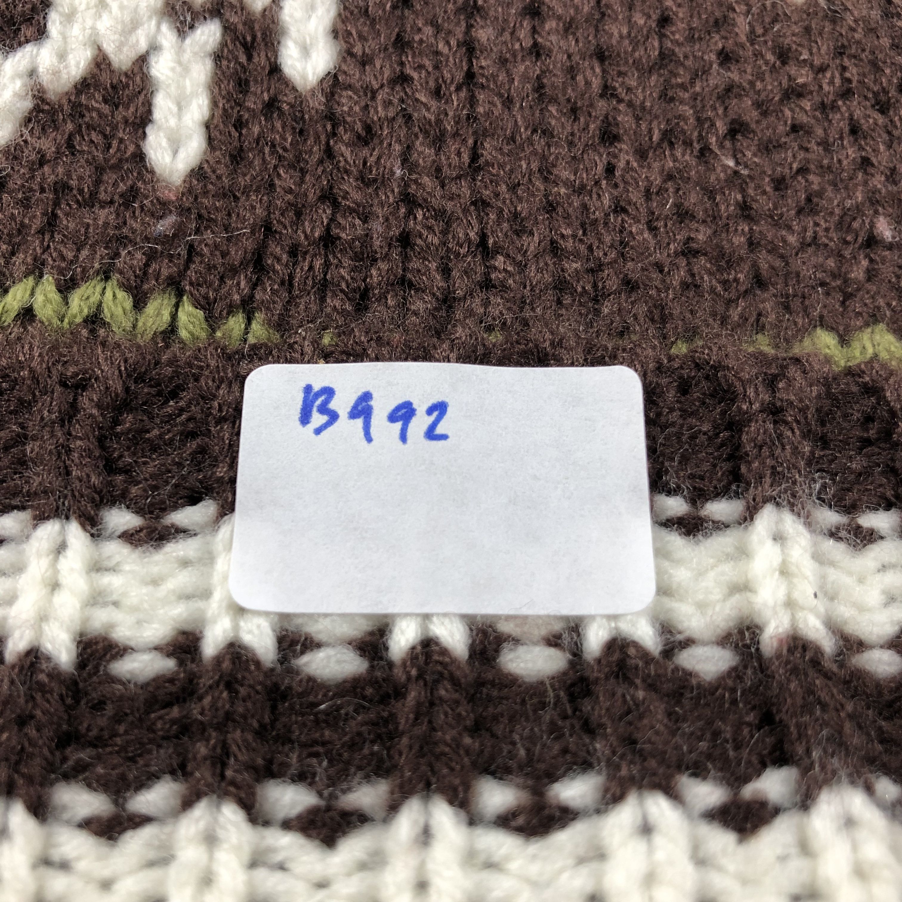 Vintage Unknown Fair Isle Bobble Beanie Snowcap Snow Hat B992 Size ONE SIZE - 4 Thumbnail
