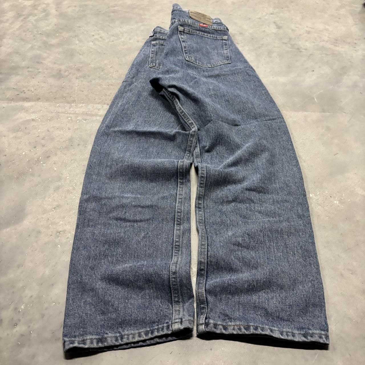 Japanese Brand × Vintage Crazy Vintage Y2K/2000s Grunge Dark Wash Essential Denim Jeans! Size US 29 - 4 Thumbnail