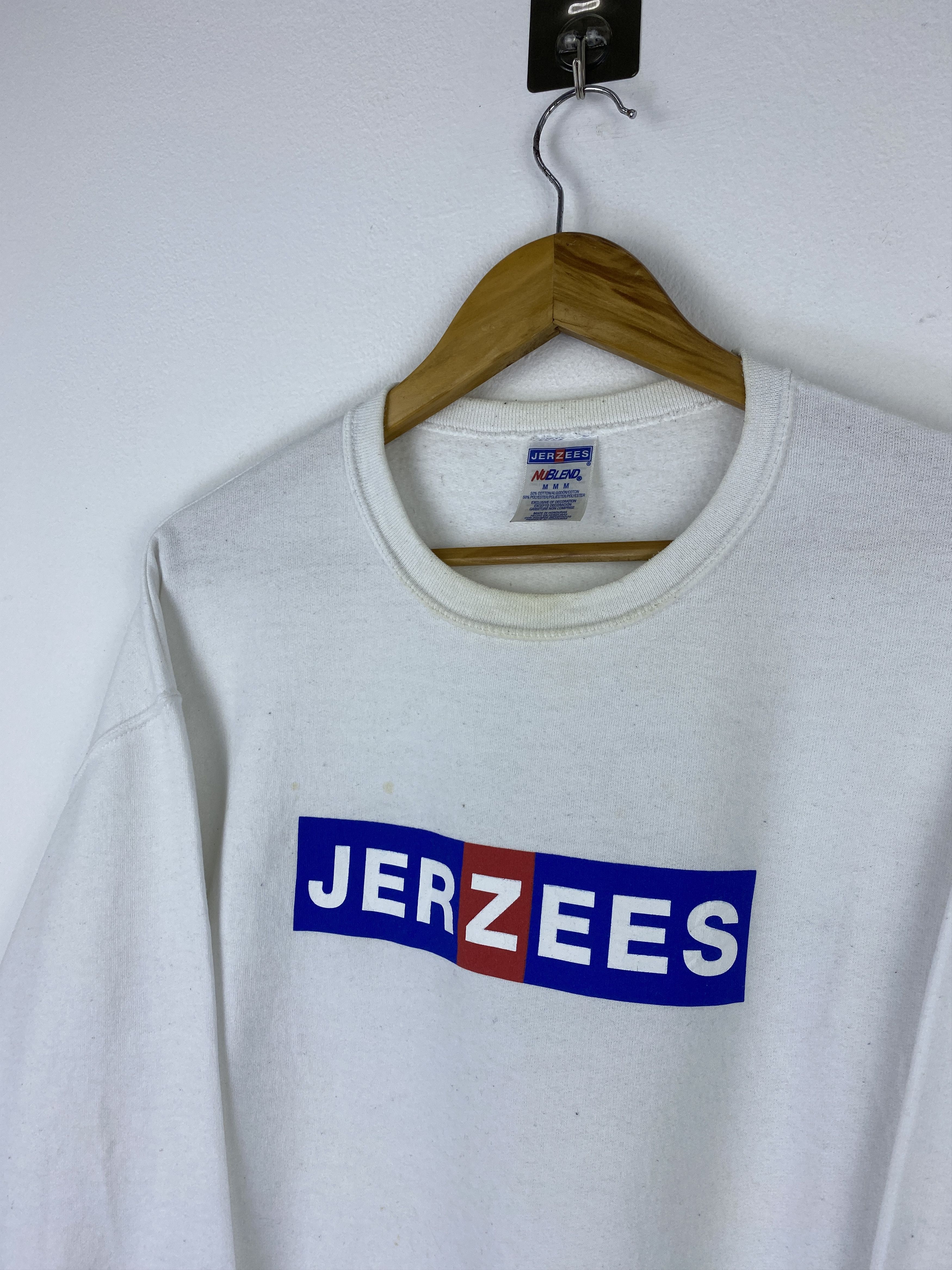 Jerzees Vintage Jerzees Box Logo Crewneck Sweatshirt SH0521 Size US M / EU 48-50 / 2 - 10 Thumbnail