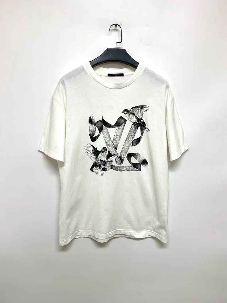 Louis Vuitton Louis Vuitton Peace Dove Short Sleeve Tee Size US XL / EU 56 / 4 - 1 Thumbnail