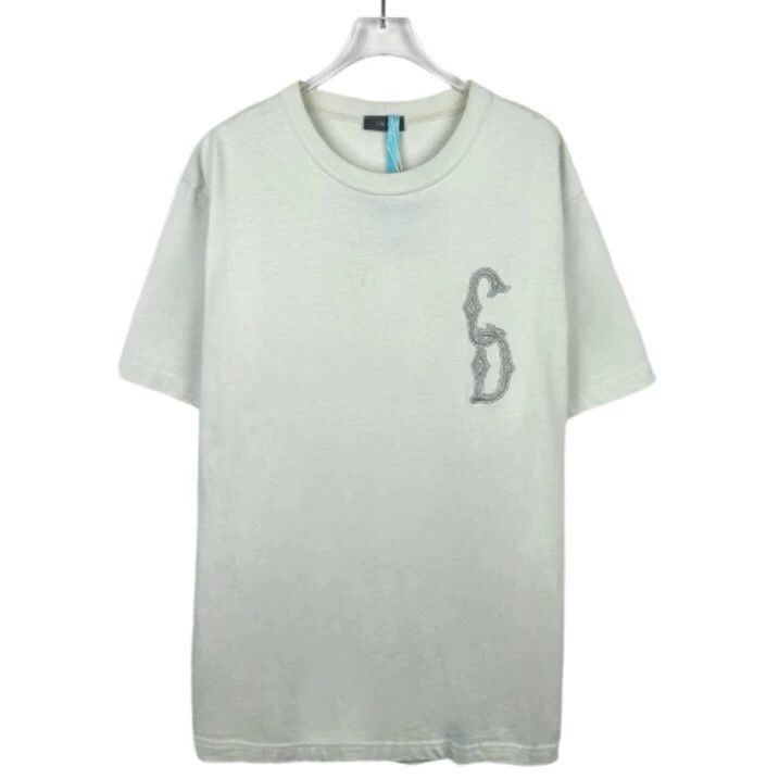 Dior Dior Logo letter embroidery round neck light green cotton s Size US L / EU 52-54 / 3 - 1 Thumbnail