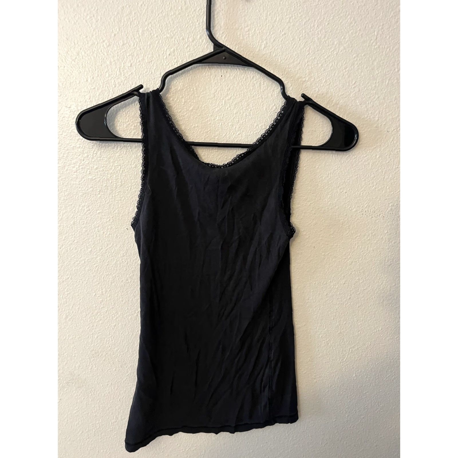 H&M H&M Basic Solid Black Tank Top XS Women Size XS / US 0-2 / IT 36-38 - 2 Thumbnail