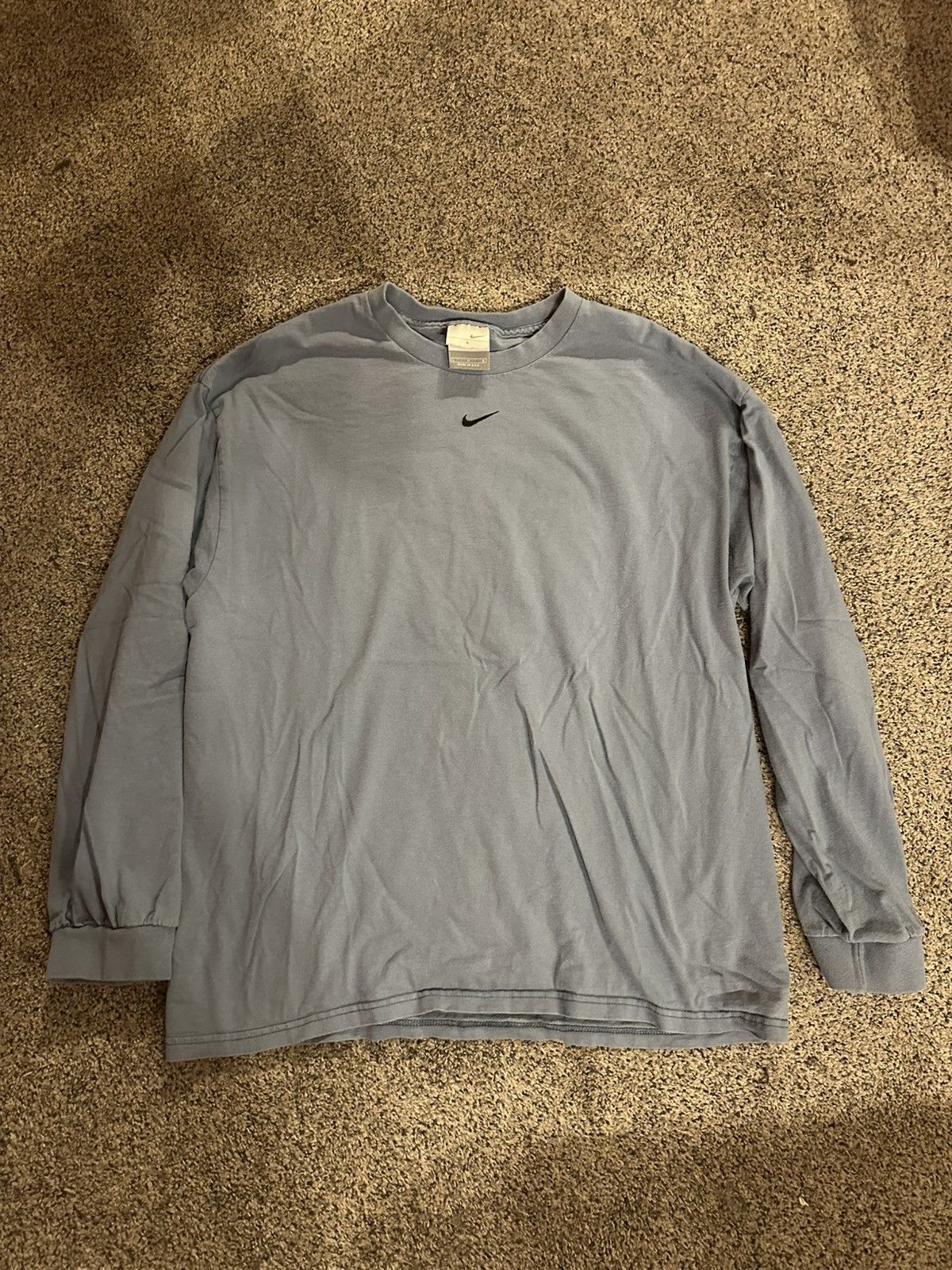 Nike Vintage Nike Basic Long Sleeve Tshirt Size US L / EU 52-54 / 3 - 1 Thumbnail