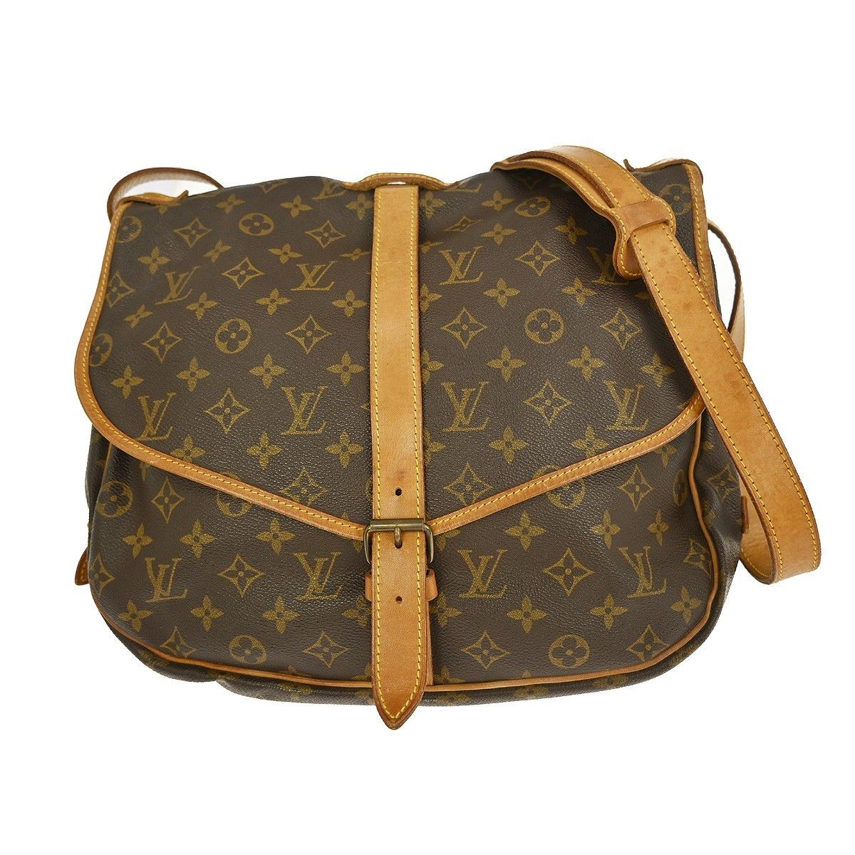 Louis Vuitton Louis Vuitton Saumur Handbag Monogram Canvas Size ONE SIZE - 1 Thumbnail