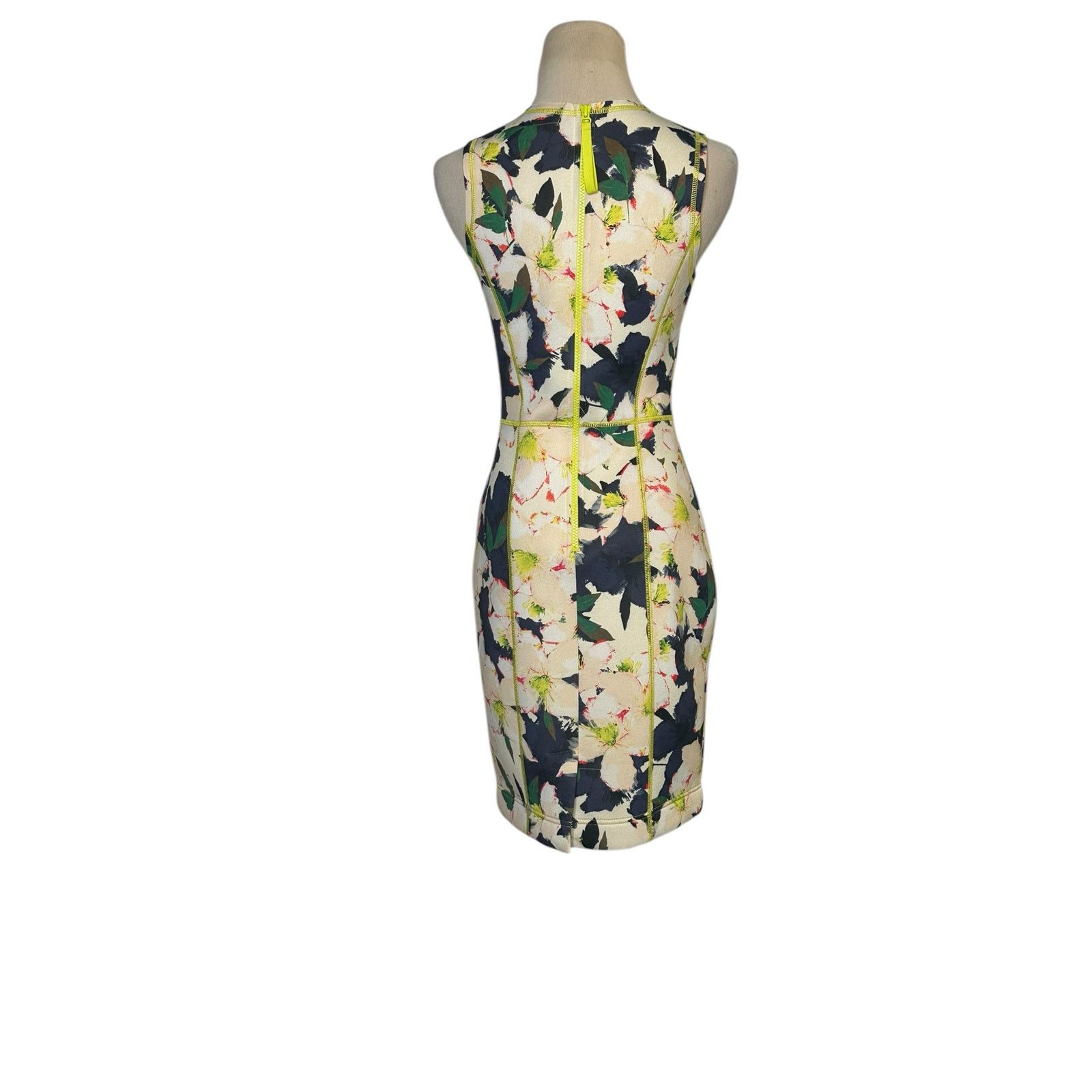 J.Crew J.Crew cove scuba floral sleeveless sheath dress size 00 Size XXS / US 00 / IT 34 - 13 Thumbnail