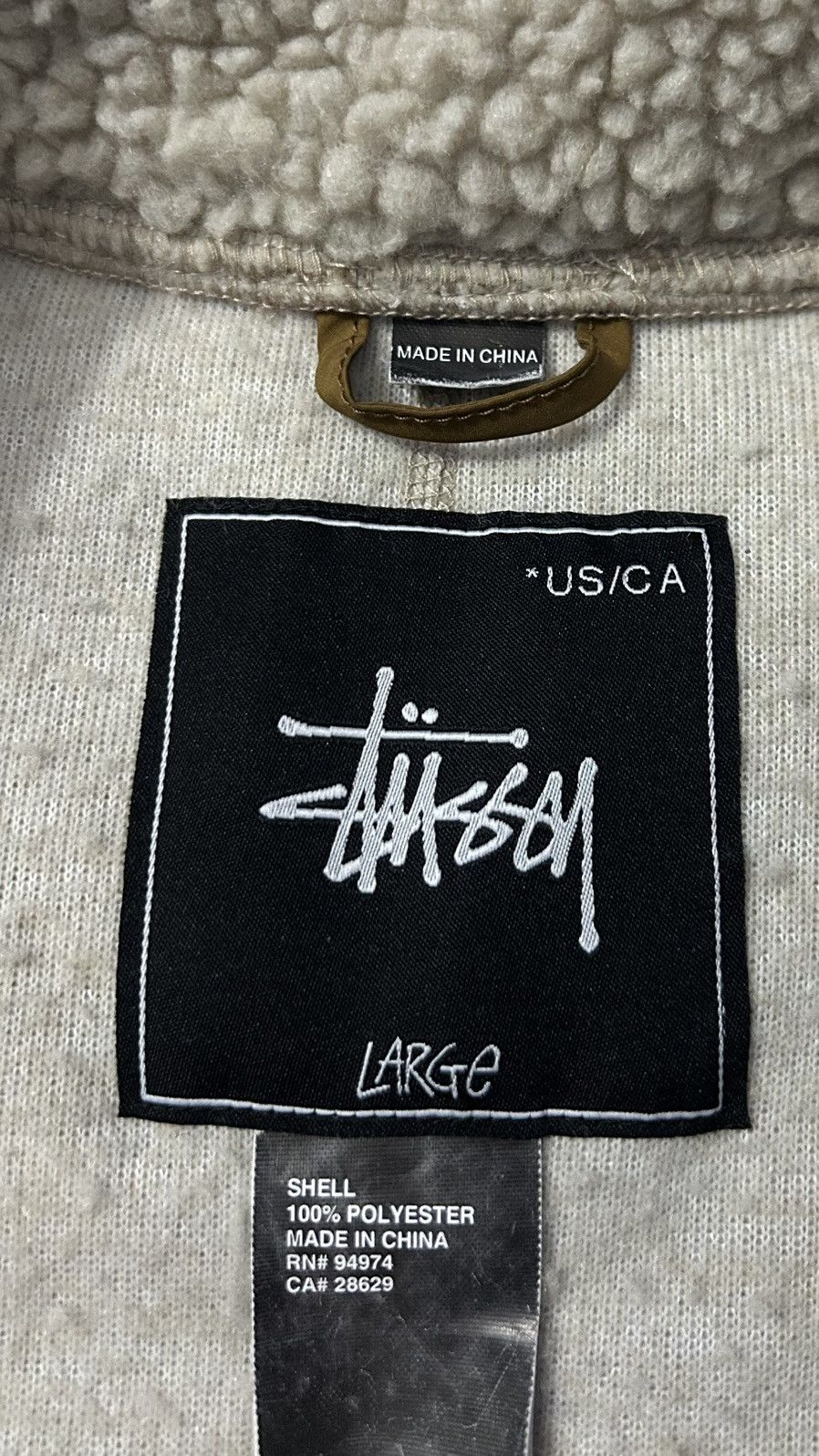 Stussy Stussy Cream Boa Vest Size US L / EU 52-54 / 3 - 3 Thumbnail