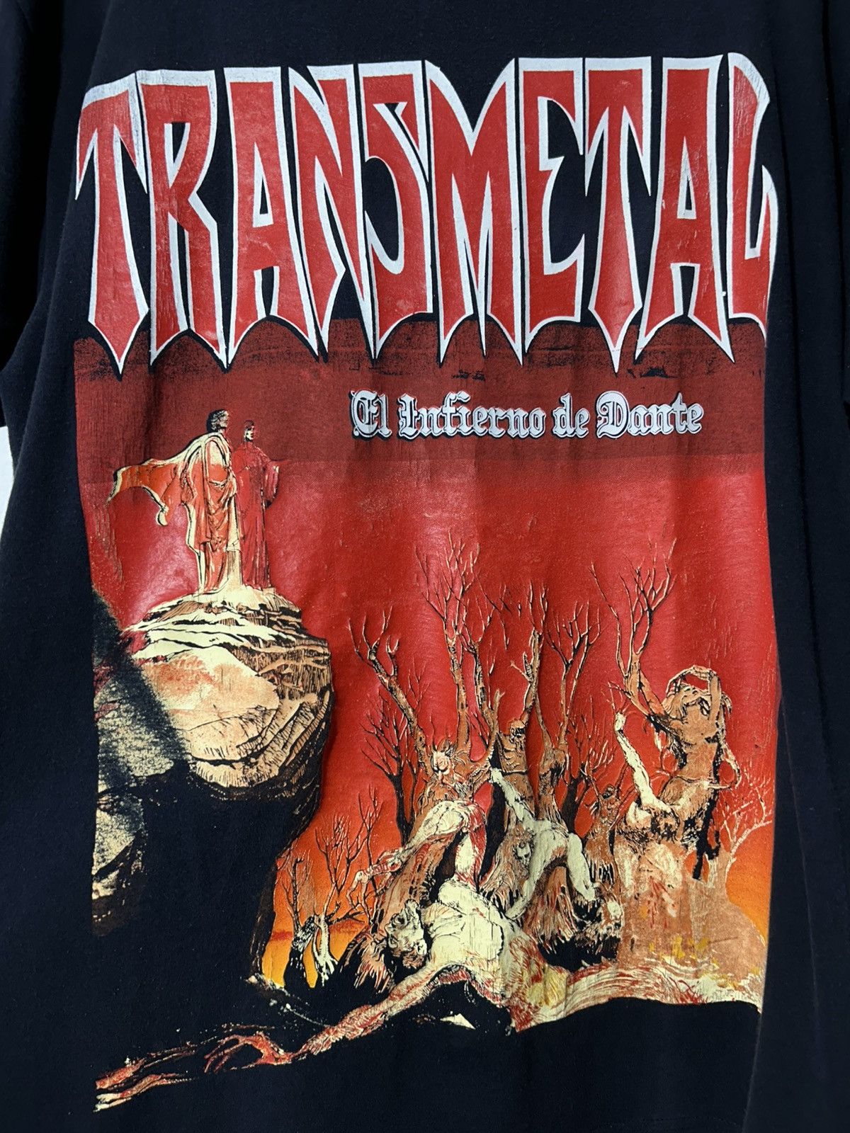 Band Tees × Mexicana × Vintage 1993 Transmetal “Dante’s Inferno” Size US XL / EU 56 / 4 - 5 Thumbnail