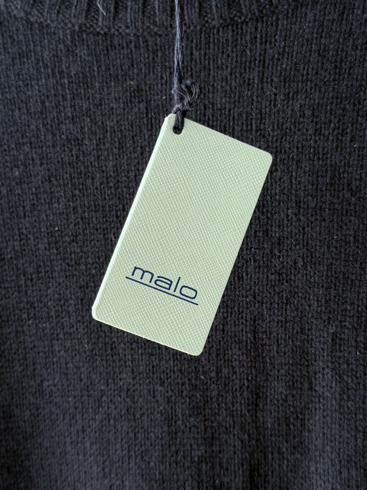Malo NWT Malo Navy Blue Cashmere Turtleneck Sweater Size US XL / EU 56 / 4 - 5 Thumbnail