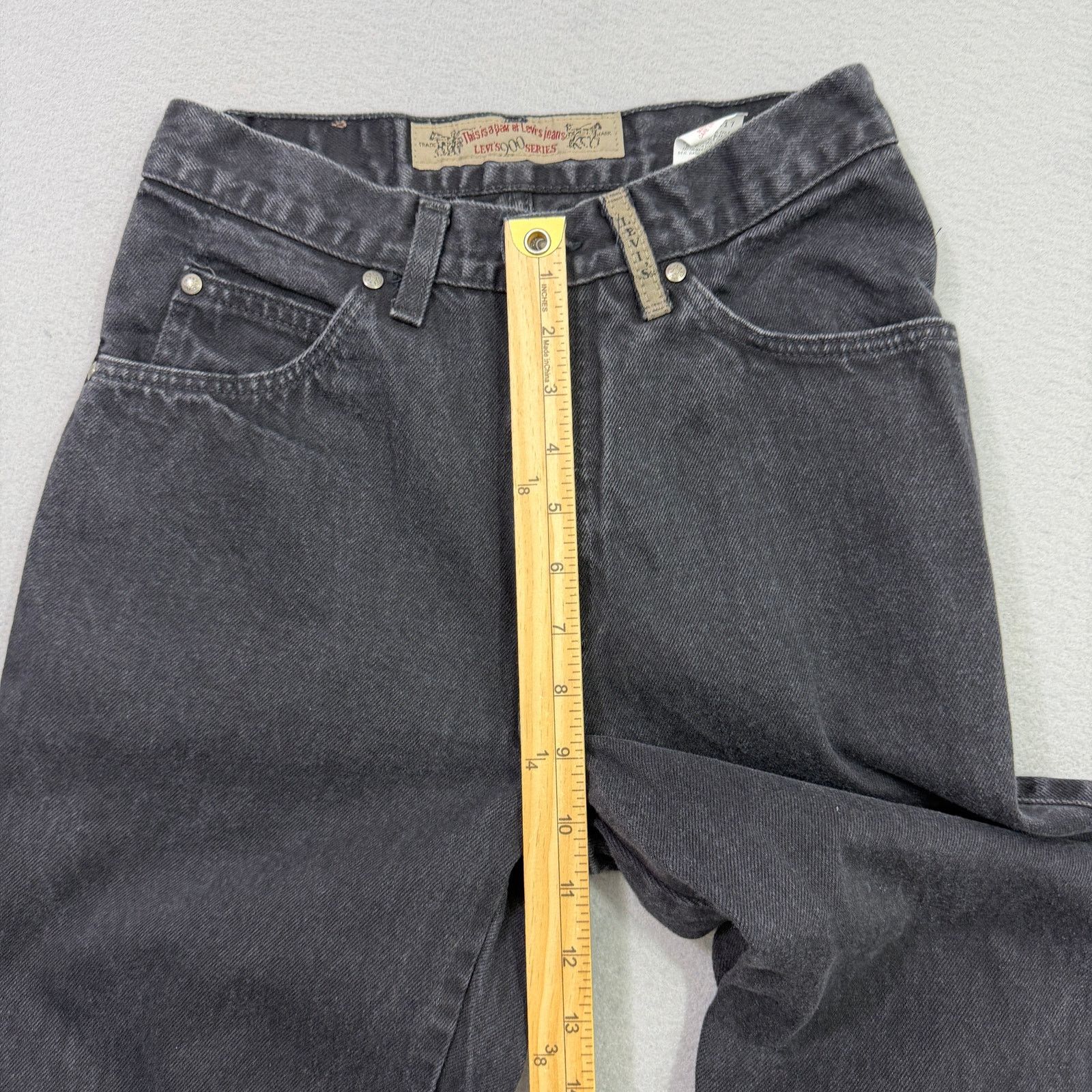 Vintage Vintage Levis 900 Jeans Womens 7 (26x32) Black Mom High Rise Size 26" / US 2 / IT 38 - 9 Thumbnail