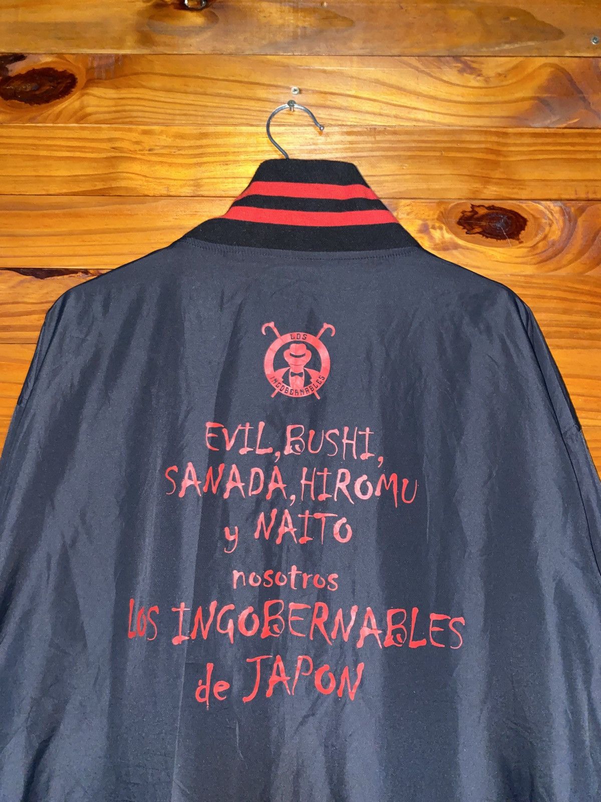 Japanese Brand Los Ingobernables de Japón NJPW Varsity – EVIL SANADA Hiromu Size US XXL / EU 58 / 5 - 14 Thumbnail