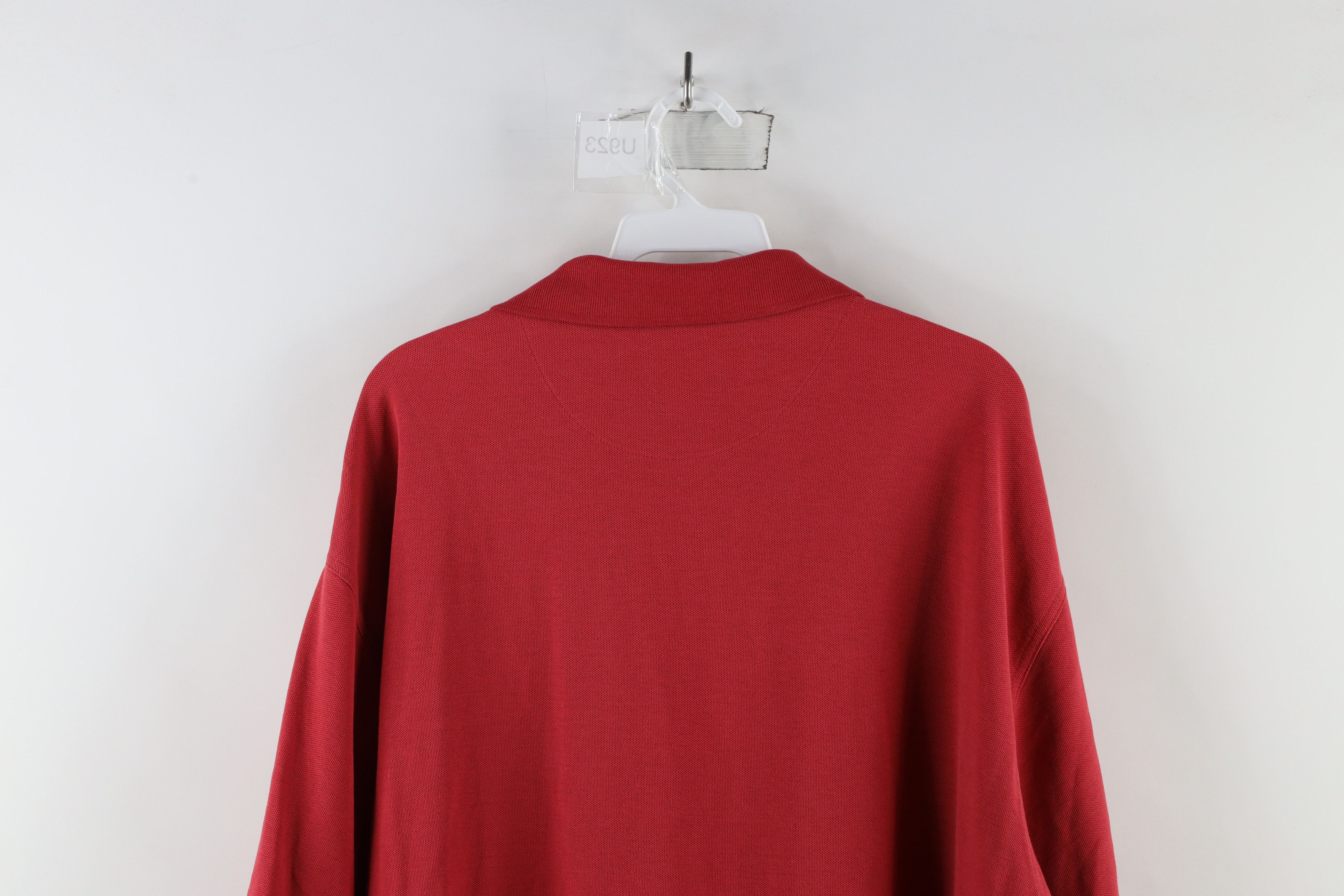 Nike × Vintage Vintage Nike Golf Travis Scott Mini Swoosh Polo Shirt Red Size US XXL / EU 58 / 5 - 11 Thumbnail