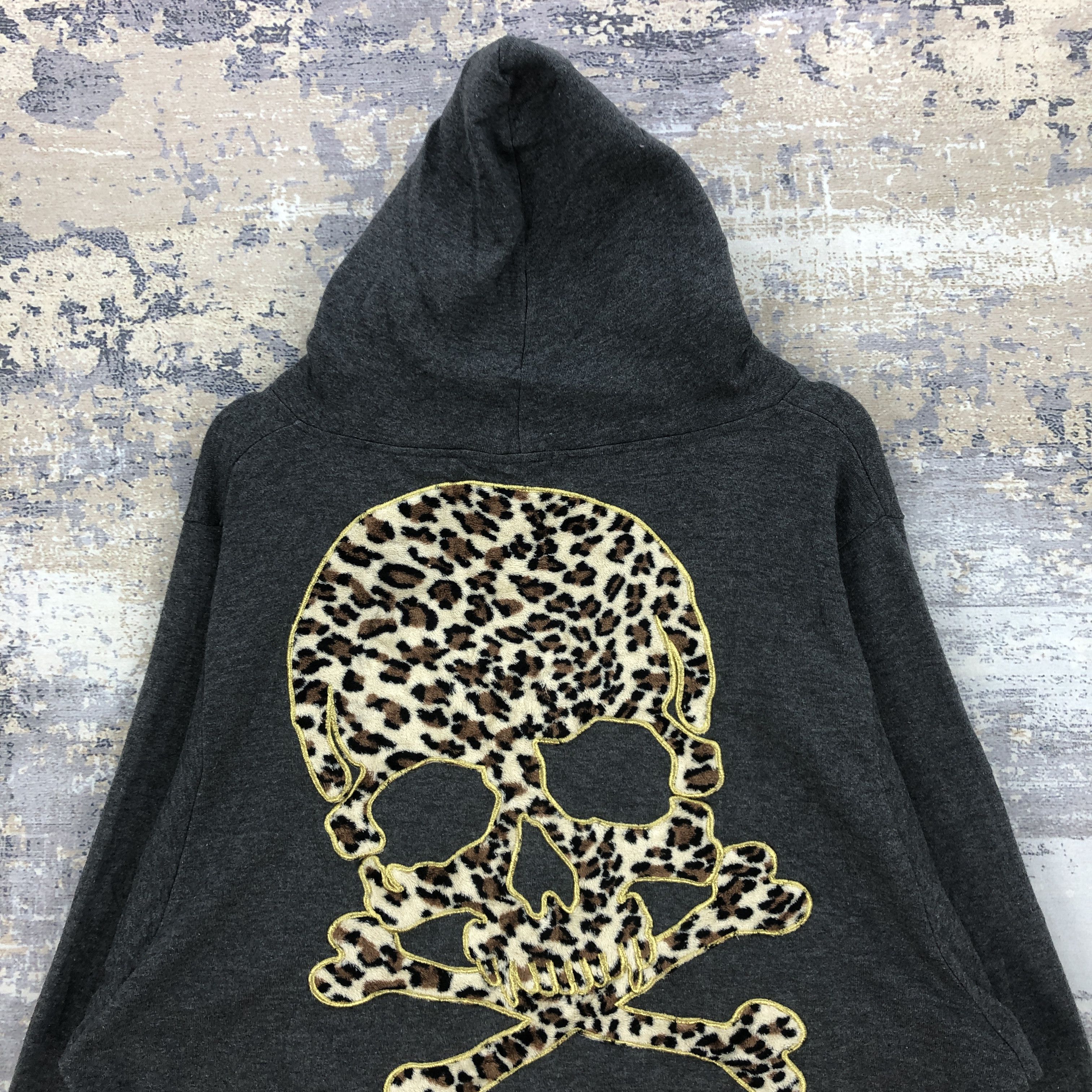 Japanese Brand × Vintage Vintage Skulls Hoodie Sweater Pleasant Kindness Sweatshirt Size US L / EU 52-54 / 3 - 11 Thumbnail