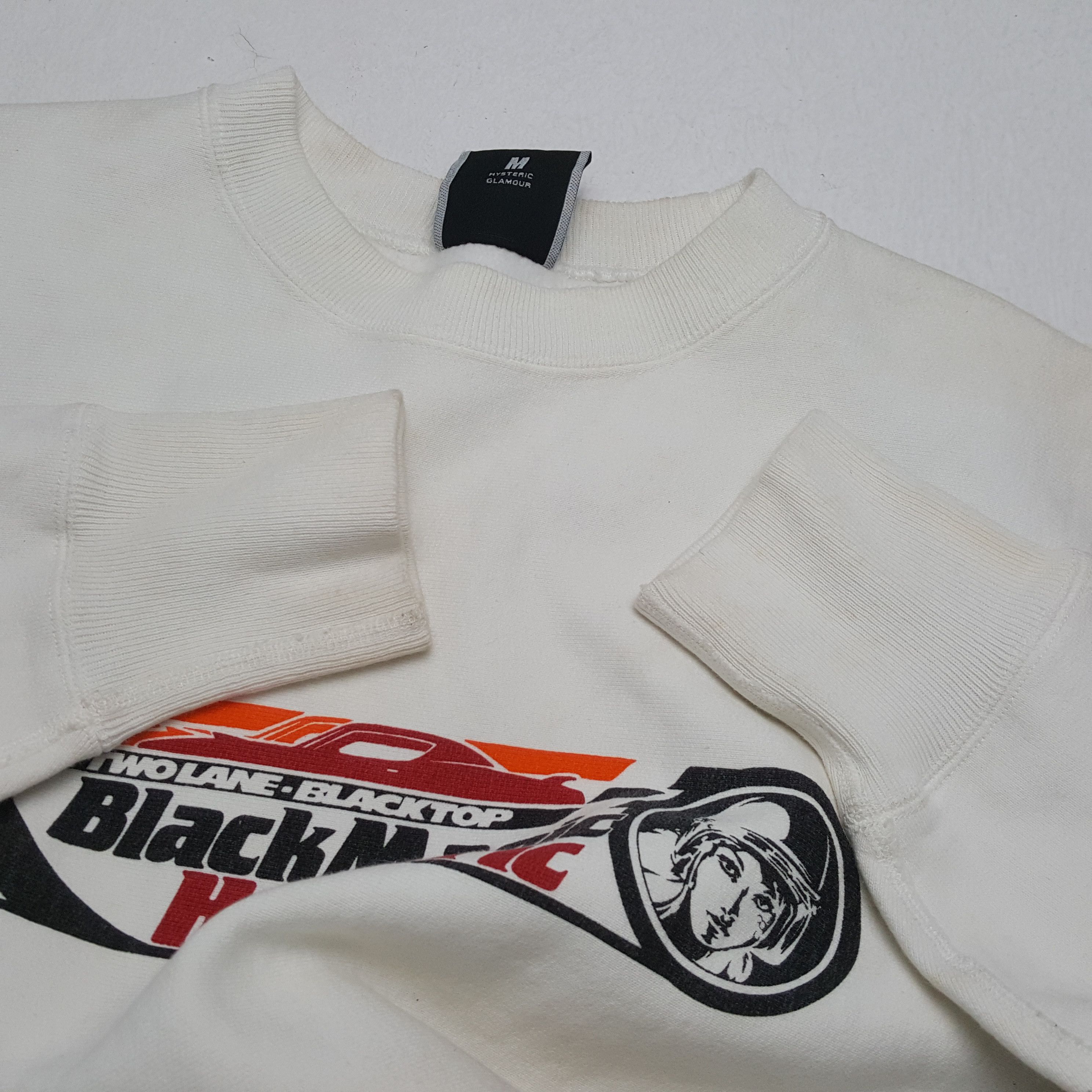 Hysteric Glamour HYSTERIC GLAMOUR Black Magic Racing Style Sweatshirt Size US M / EU 48-50 / 2 - 8 Thumbnail