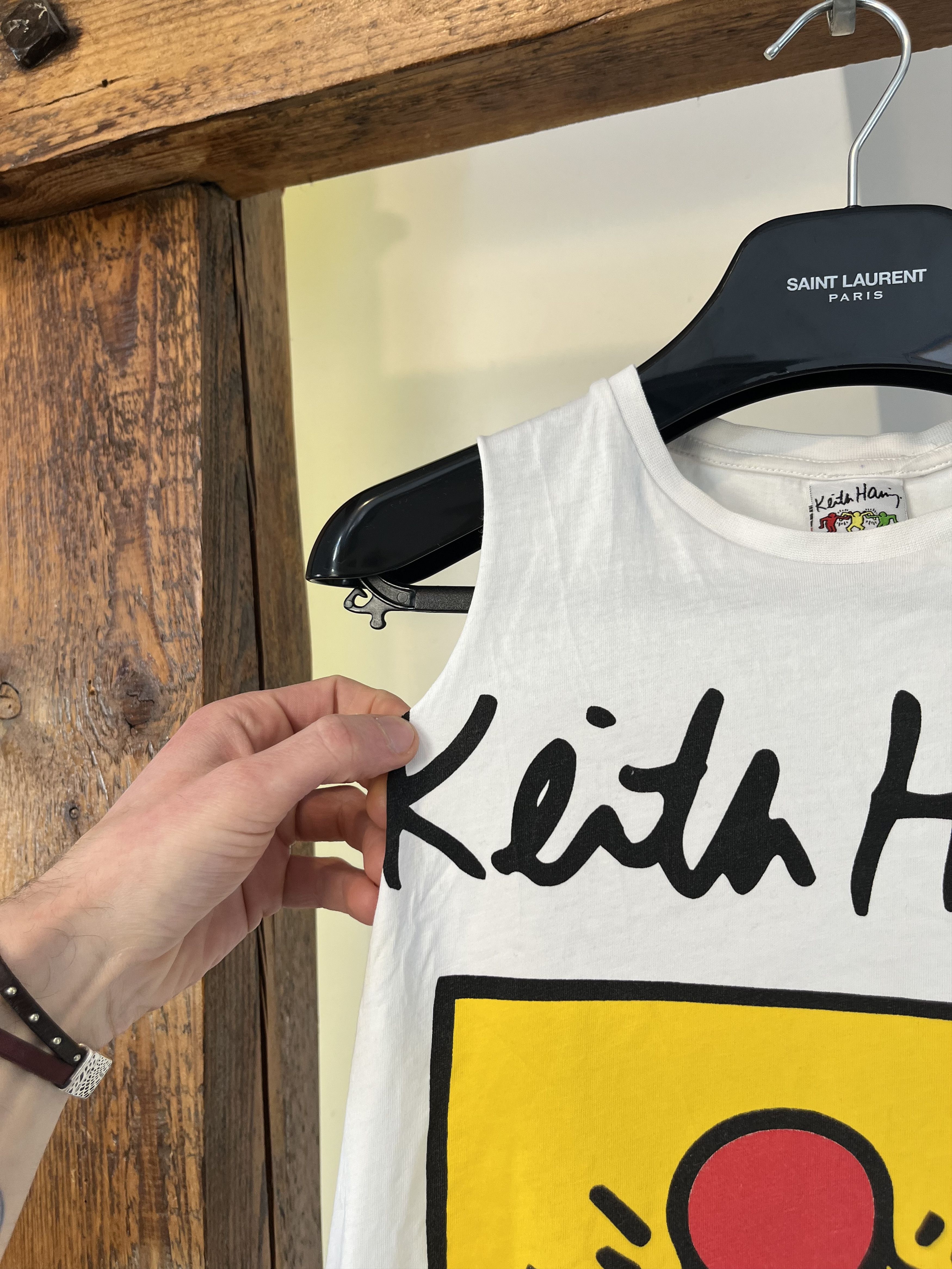 Keith Haring × Vintage Vintage Keith Haring Licensed Tank Tops Tee Size US S / EU 44-46 / 1 - 4 Thumbnail