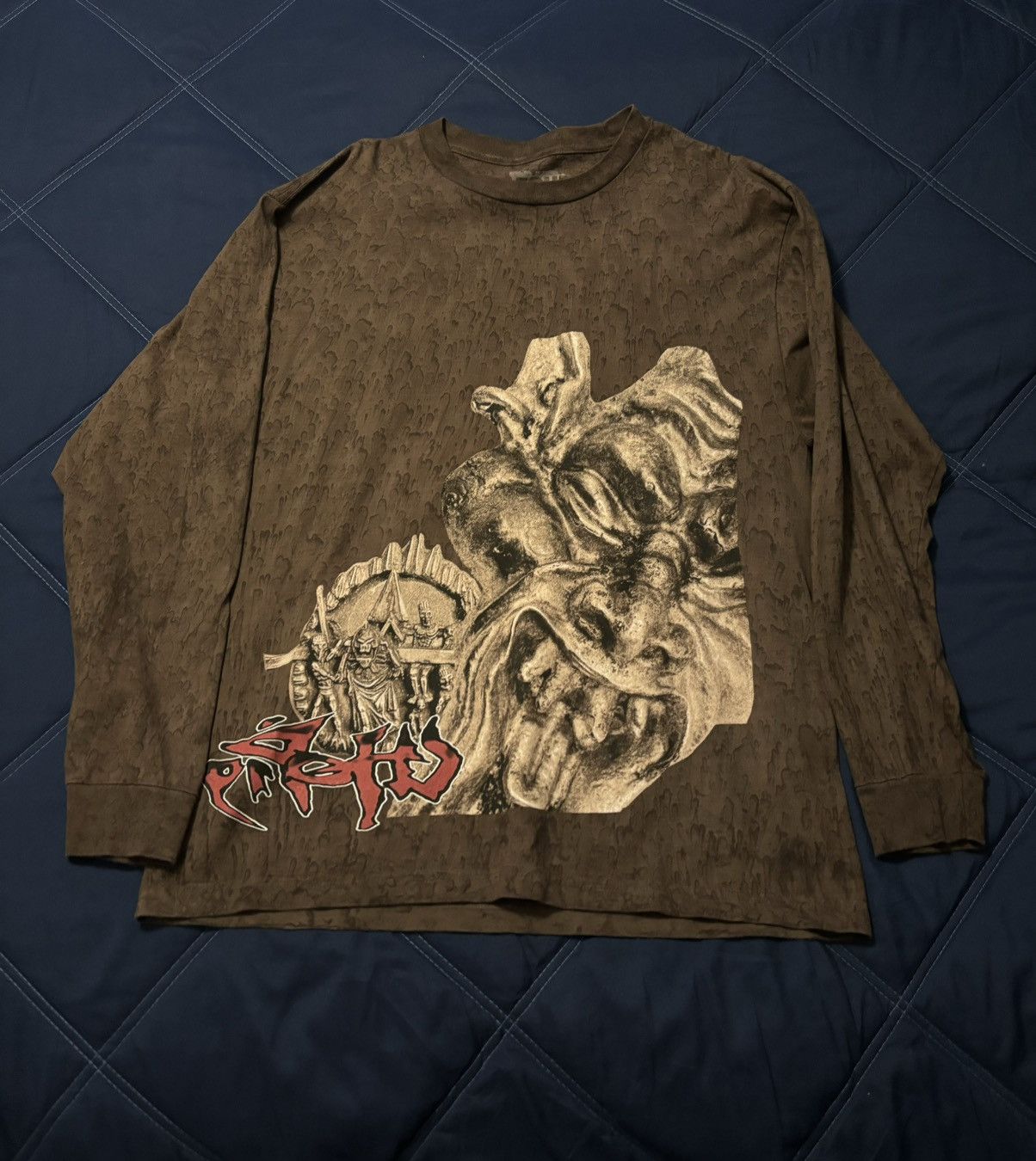 T-shirt Travis Scott Utopia Merch, Blanc, Taille M, Homme, Neuf Sans étiquettes (Gildan)