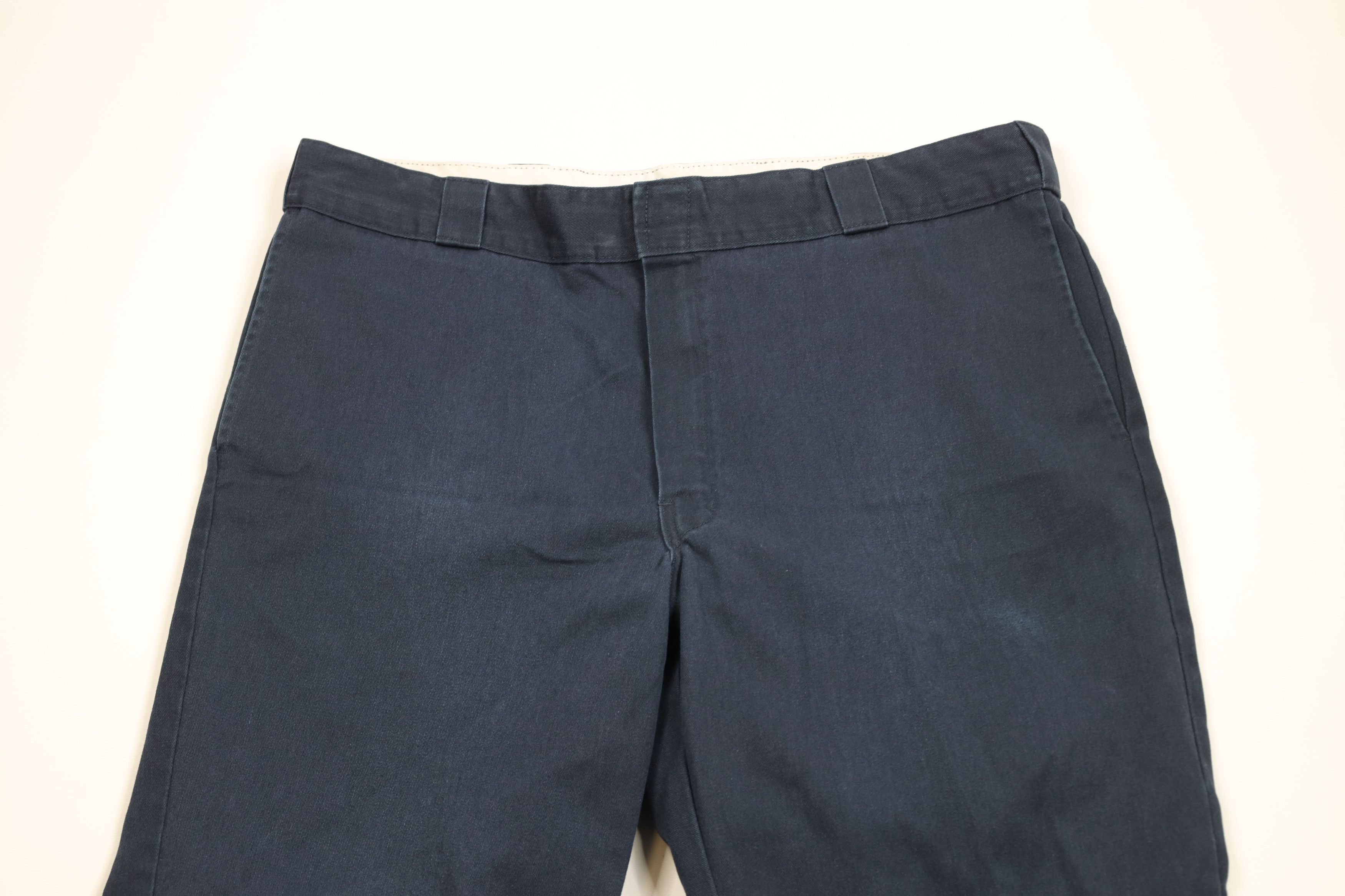 Dickies × Vintage Vintage Y2K Dickies Original Wide Leg Workwear Pants Blue Size US 38 / EU 54 - 2 Thumbnail