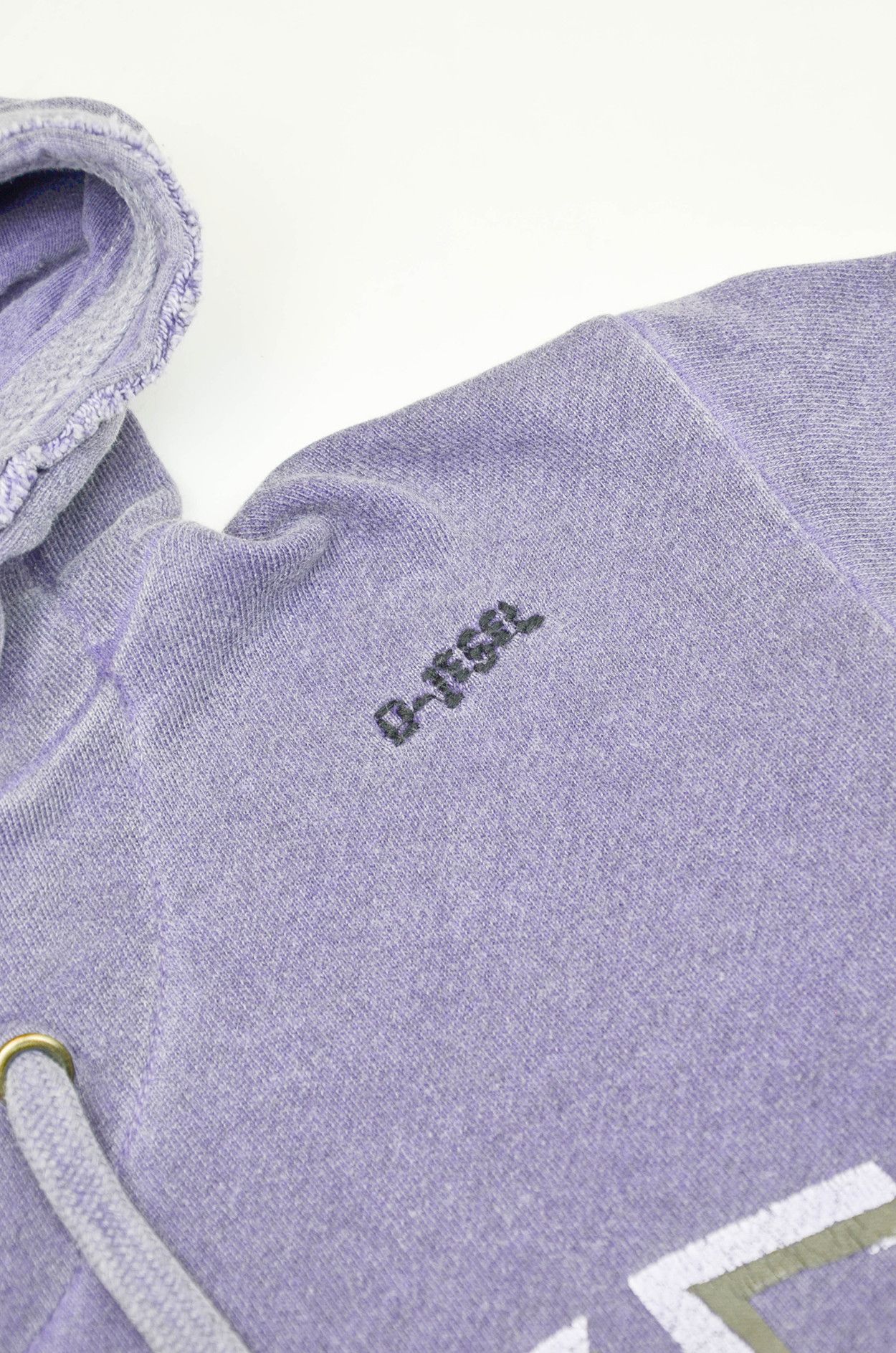 Diesel Diesel Stacked Deck Distressed Hoodie Purple - Size M Size US M / EU 48-50 / 2 - 6 Thumbnail