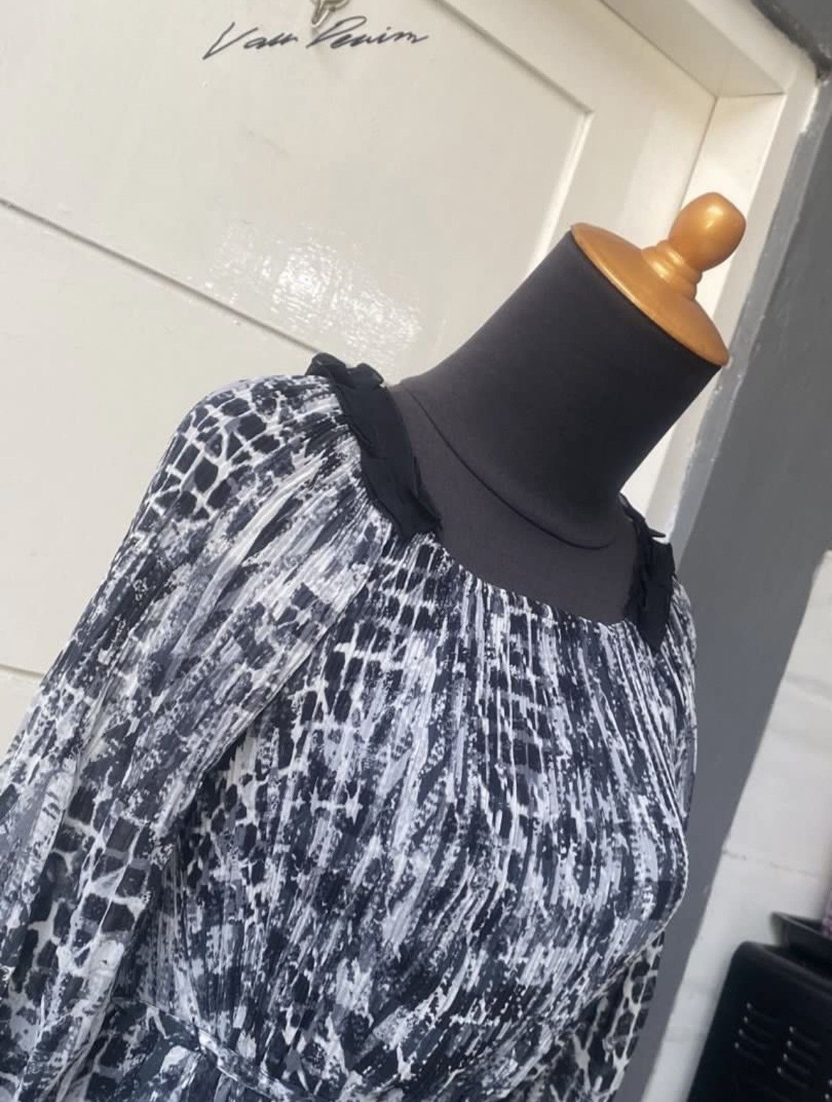 Other YUMA KOSHINO Pleats Dress Size XS / US 0-2 / IT 36-38 - 3 Thumbnail
