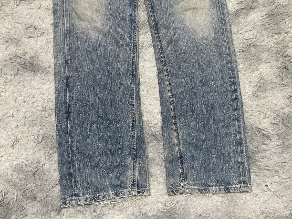 Edwin 2000s EDWIN 503 JEANS RARE DESIGN DISTRESSED Size US 36 / EU 52 - 4 Thumbnail
