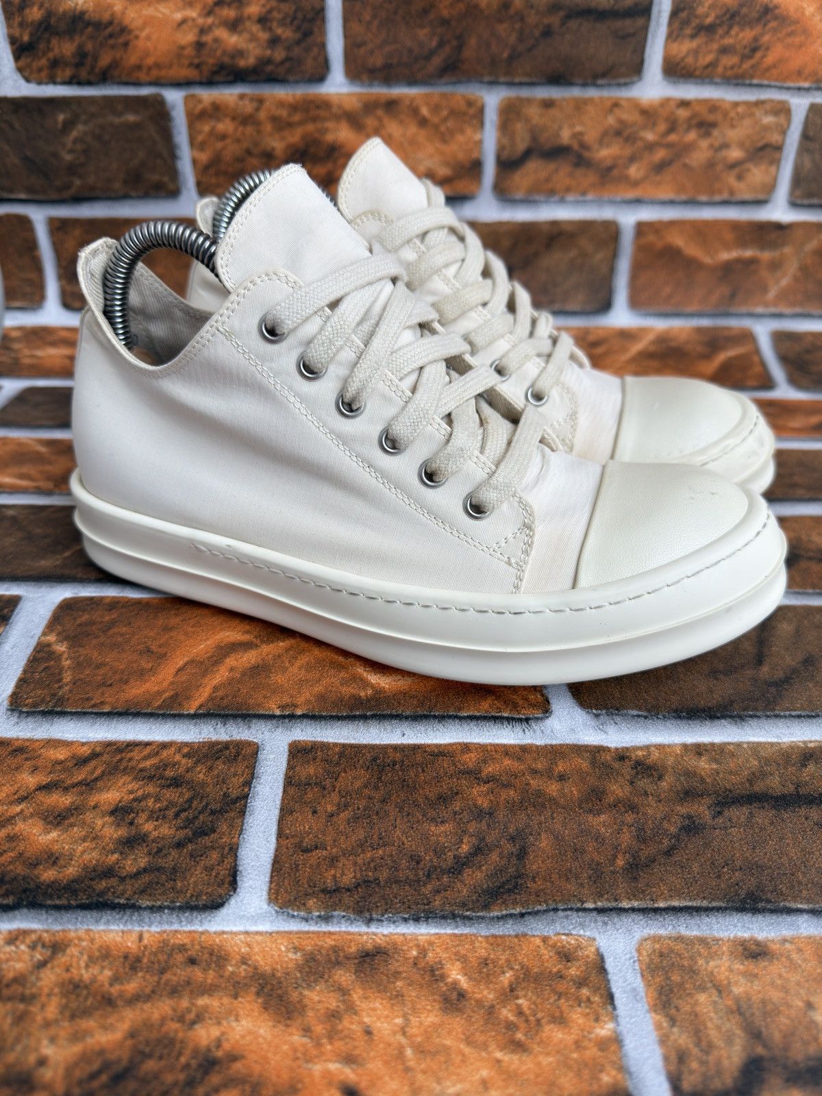 Rick Owens 🔥🔥patch logo drkshdw Ramones Size US 7 / IT 37 - 2 Thumbnail