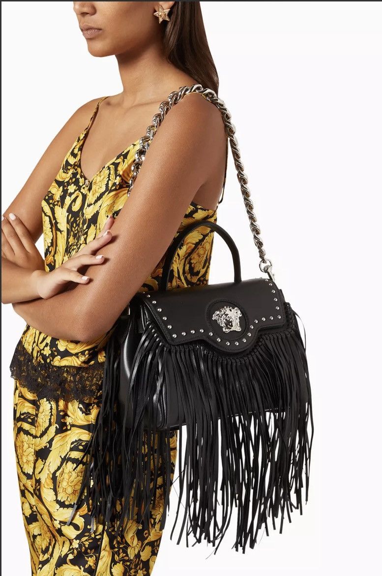 Versace Certificate Authenticity✅ New Versace Handbag with straps 🖤 Size ONE SIZE - 19 Thumbnail
