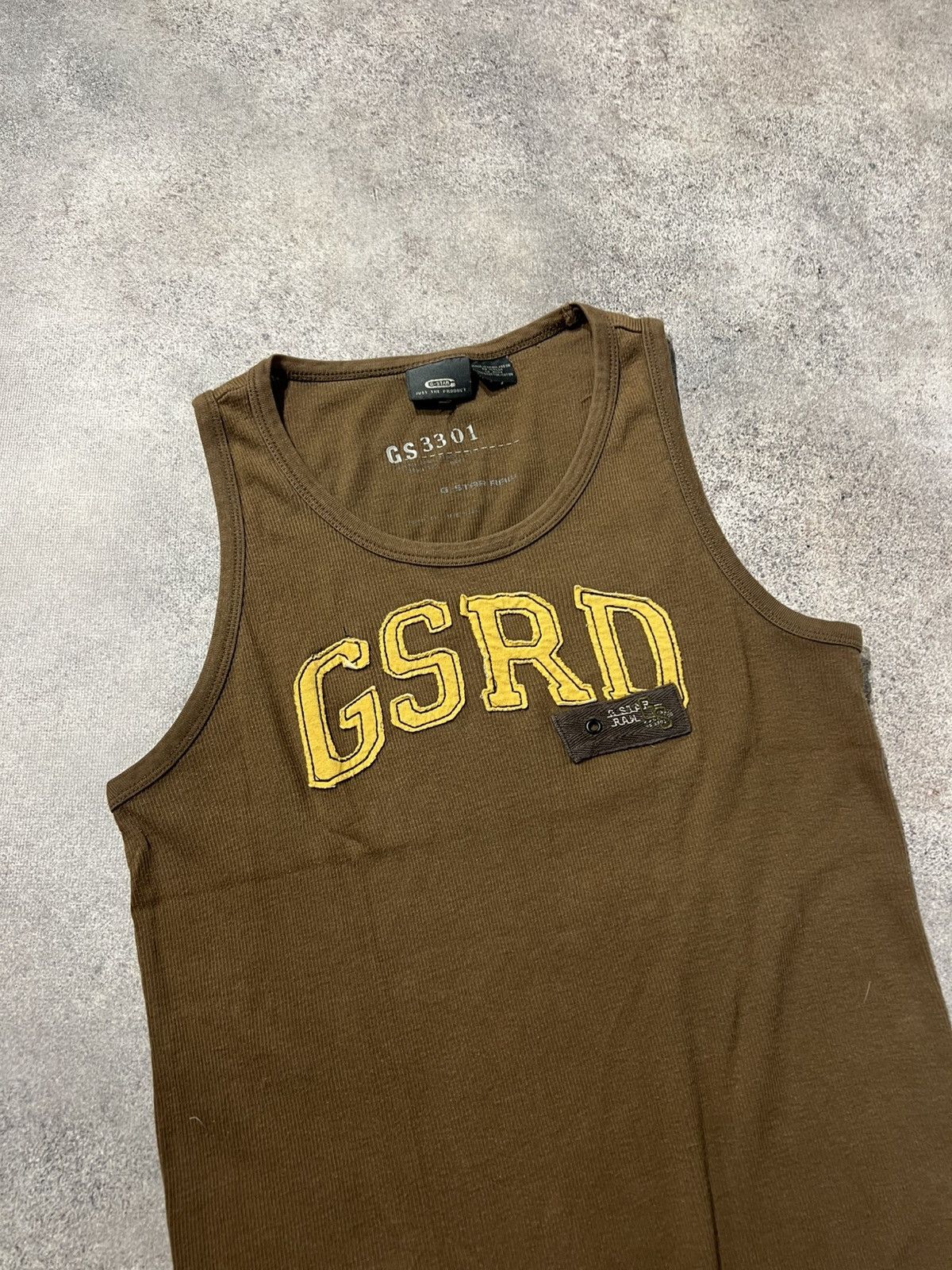 G-Star × Vintage G Star Raw vintage brown tank top Size US S / EU 44-46 / 1 - 3 Thumbnail