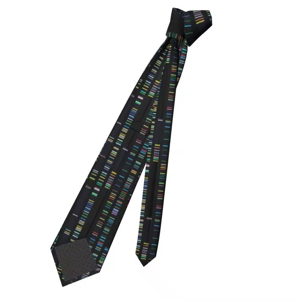 Other Retro Collar Tie Genome Sequence Daily Wear Party Necktie Size ONE SIZE - 2 Thumbnail