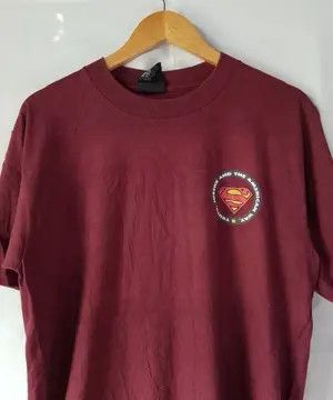 Vintage Vintage 90s Superman Tee Size US L / EU 52-54 / 3 - 5 Thumbnail
