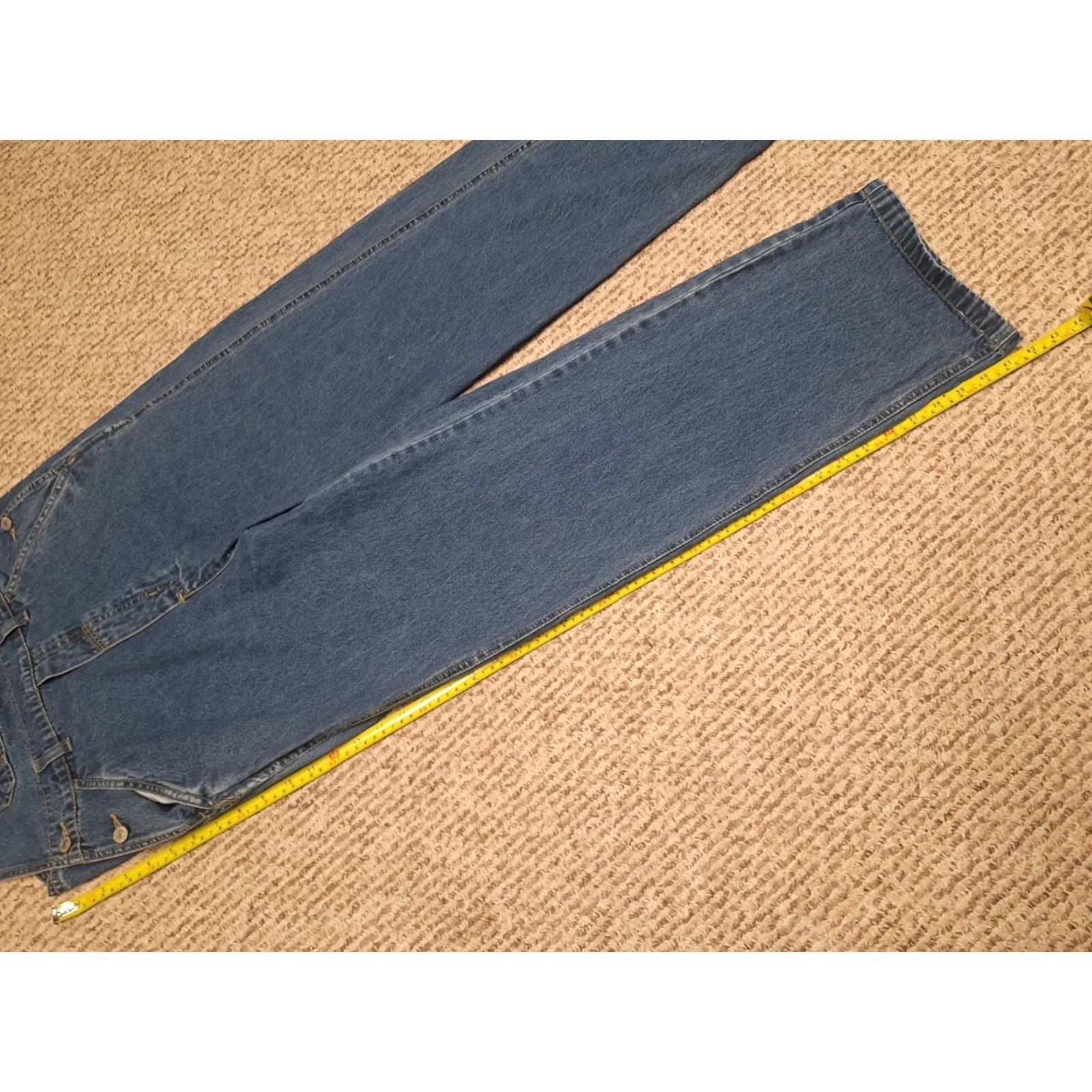 Vintage VINTAGE No Boundaries Denim Bib Overalls M Women Blue Regular Stitch: Flat Front, Straight Leg, 90s, Bohemian, Grunge, Retro, Southwestern Size 32" / US 10 / IT 46 - 6 Thumbnail