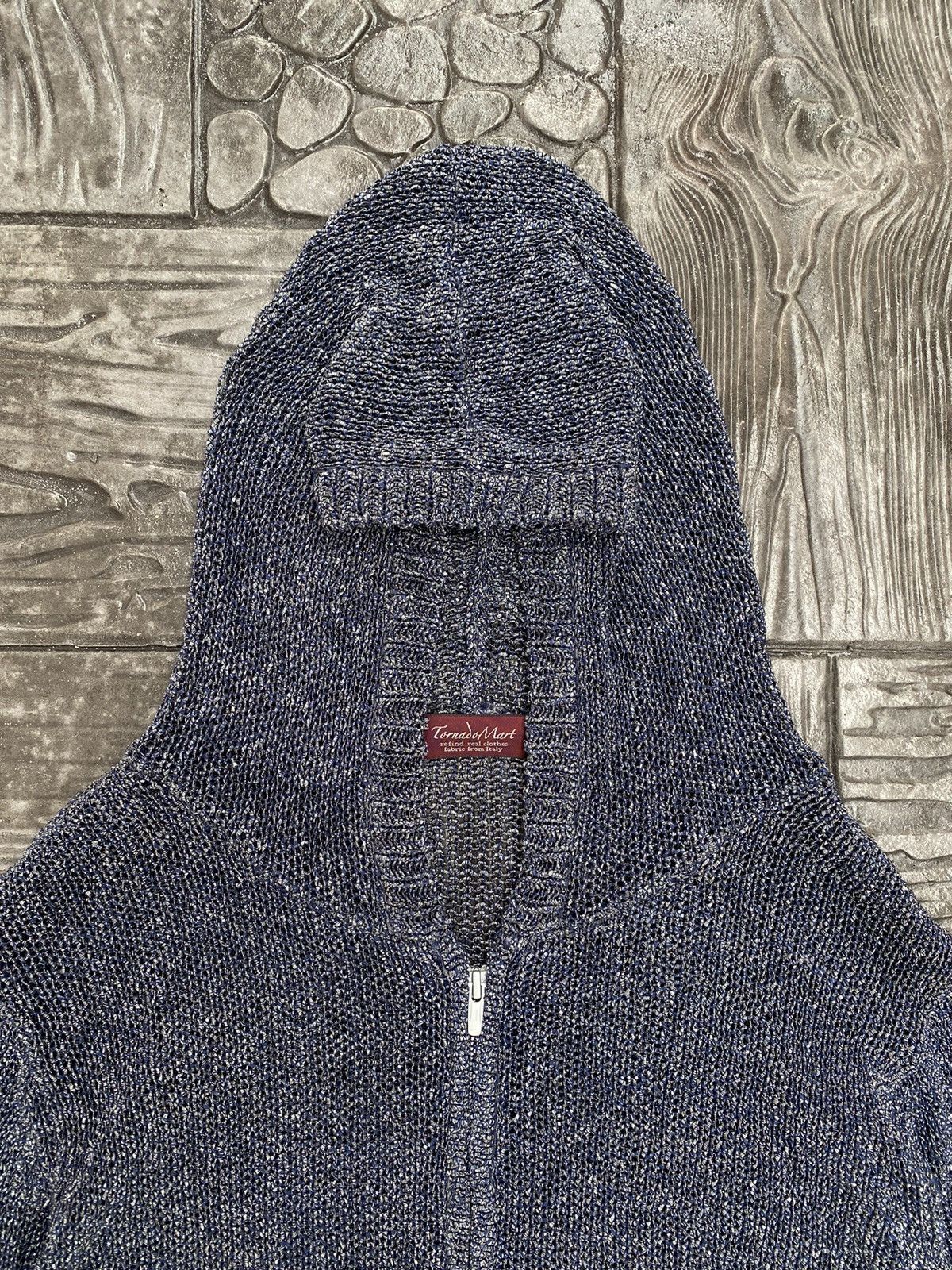 Tornado Mart Tornado Mart Cable Stitch/Fish Net Metal Blue Hooded Size US L / EU 52-54 / 3 - 4 Thumbnail