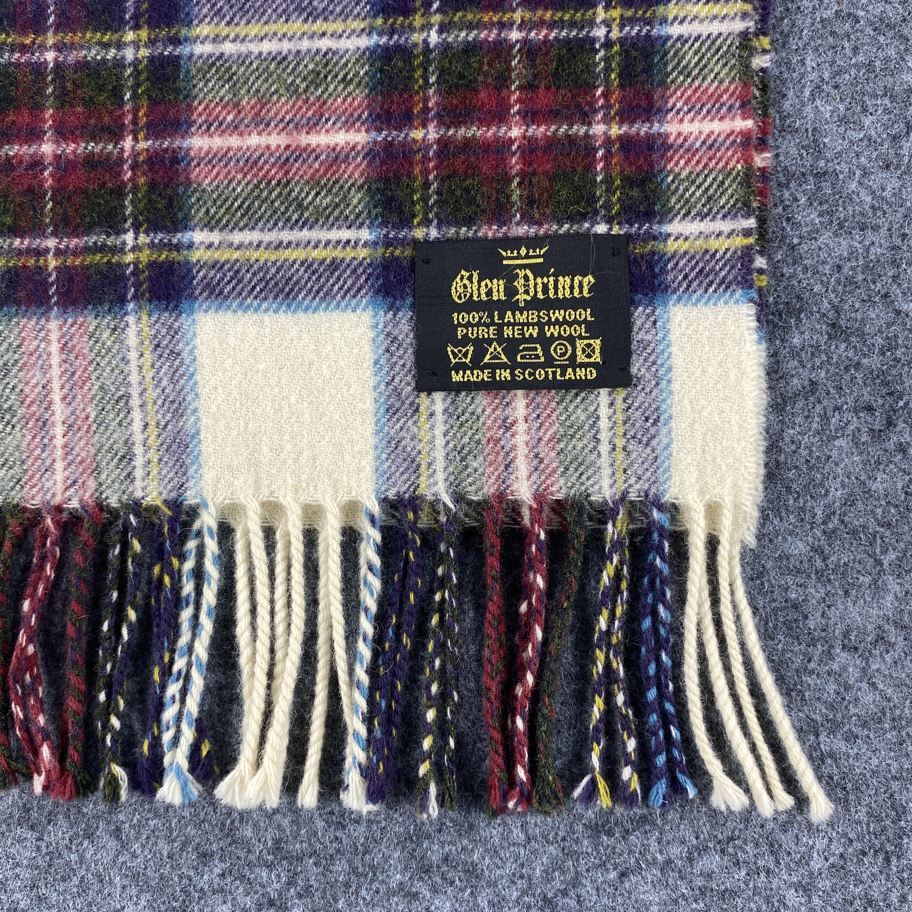 Vintage GF10617 Glen Prince Scarf Neck Wear Muffler Nova Check Size ONE SIZE - 2 Thumbnail
