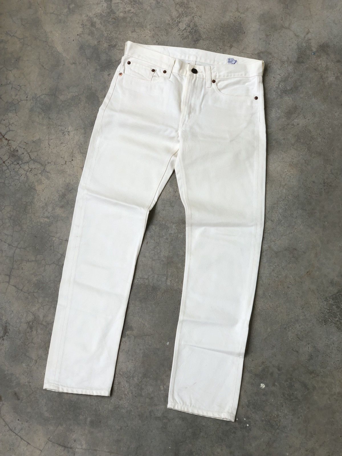 Orslow Orslow 107 Ivy Fit Denim White Size US 29 - 3 Thumbnail