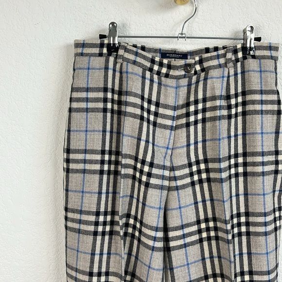 Burberry Burberry London Wayside Nova Check Pants Gray Size 32" / US 10 / IT 46 - 2 Thumbnail