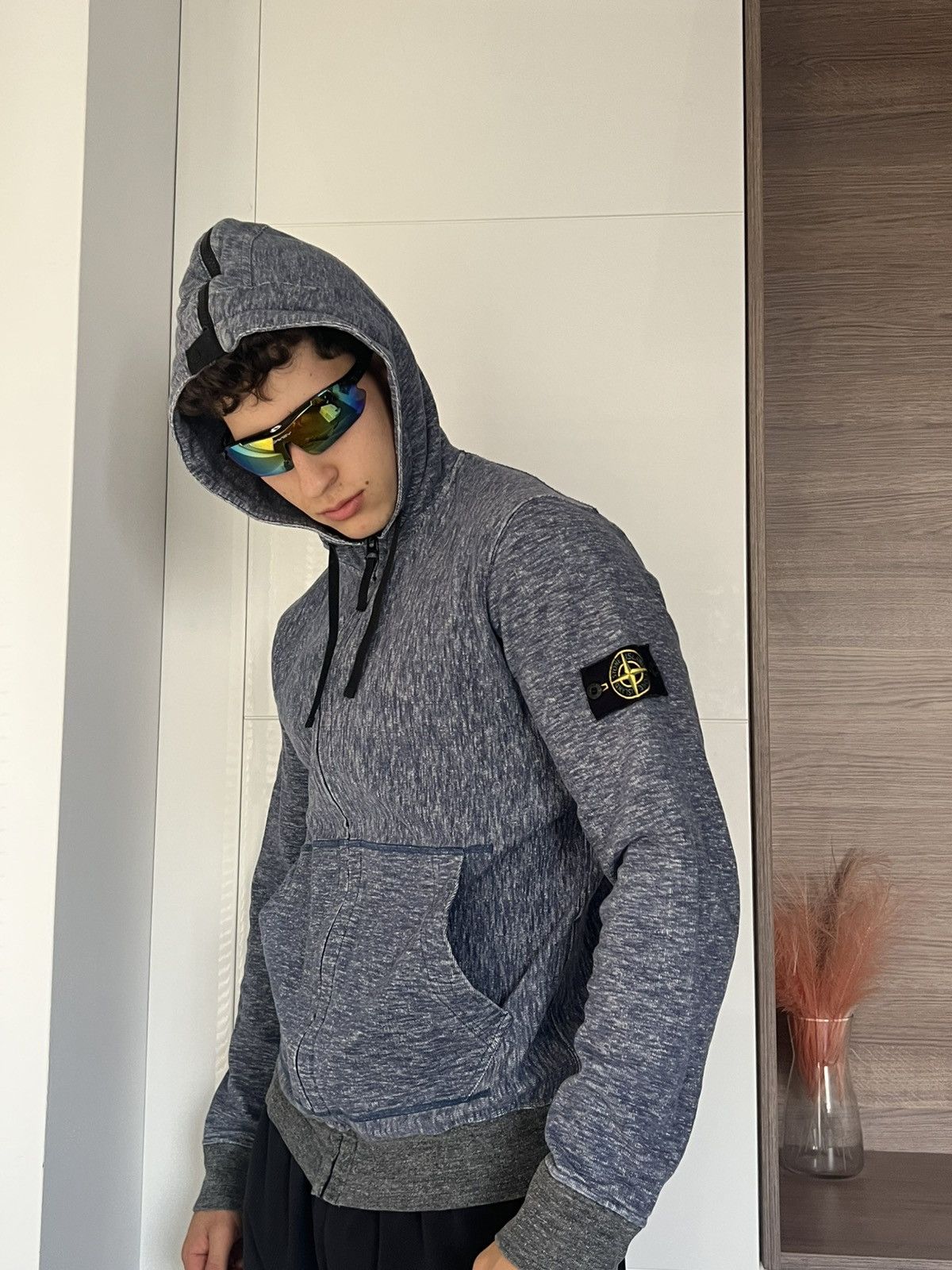Stone Island × Vintage ‼️Archival Stone Island Zip Hood Rare Hoodie‼️ Size US XL / EU 56 / 4 - 15 Thumbnail