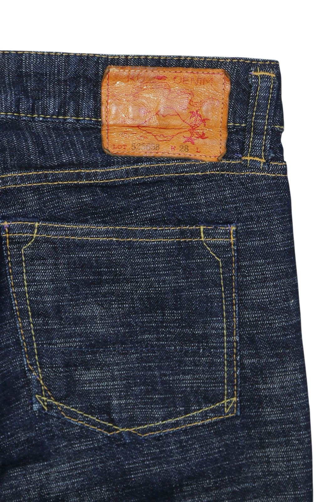 Japanese Brand 2000s KU HANDCRAFTED RAW DENIM Size US 28 / EU 44 - 7 Thumbnail