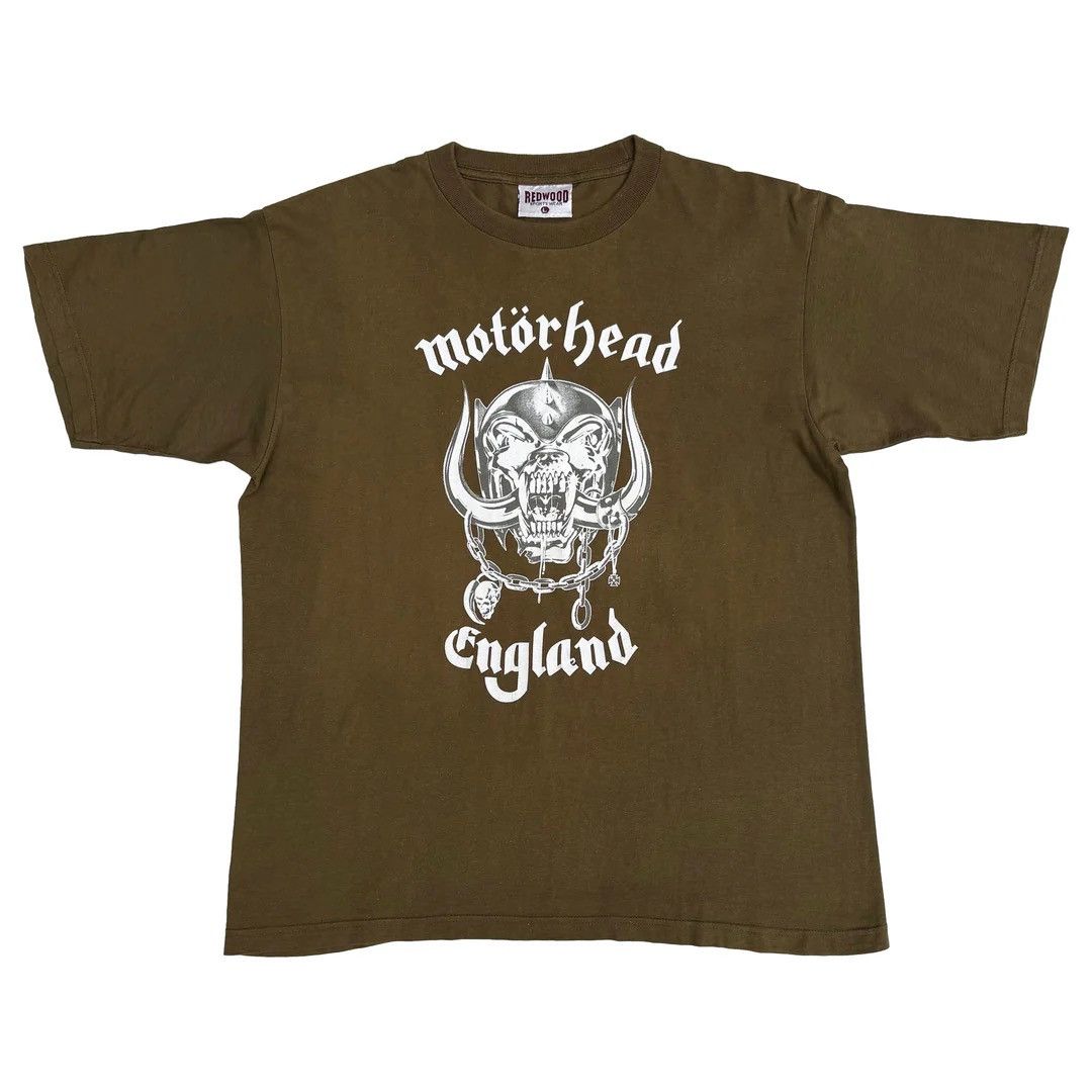 Band Tees Motörhead 1990 90s Vintage Band Concert Tour Logo T-Shirt Size US L / EU 52-54 / 3 - 1 Thumbnail