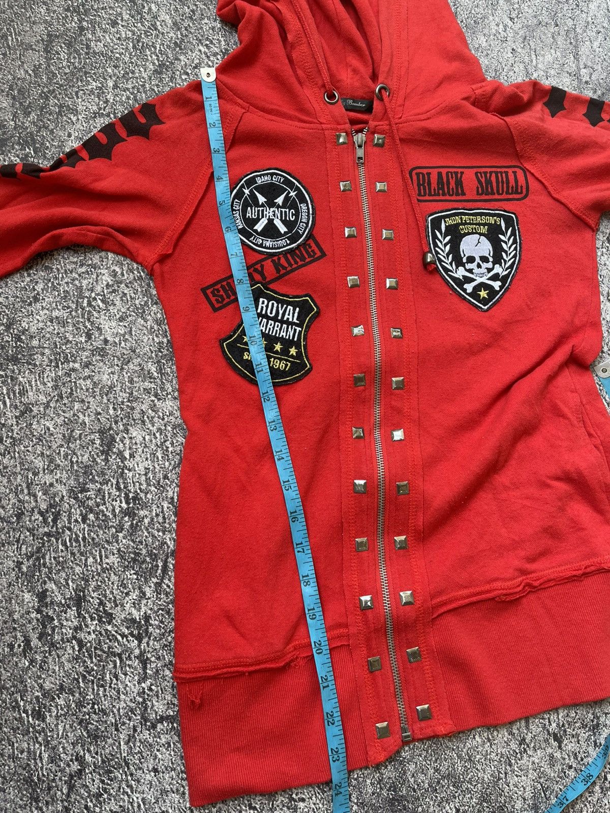 Japanese Brand Y2k Sky Bomber skull ifsixwasnine zip Hoodie Size US M / EU 48-50 / 2 - 11 Thumbnail