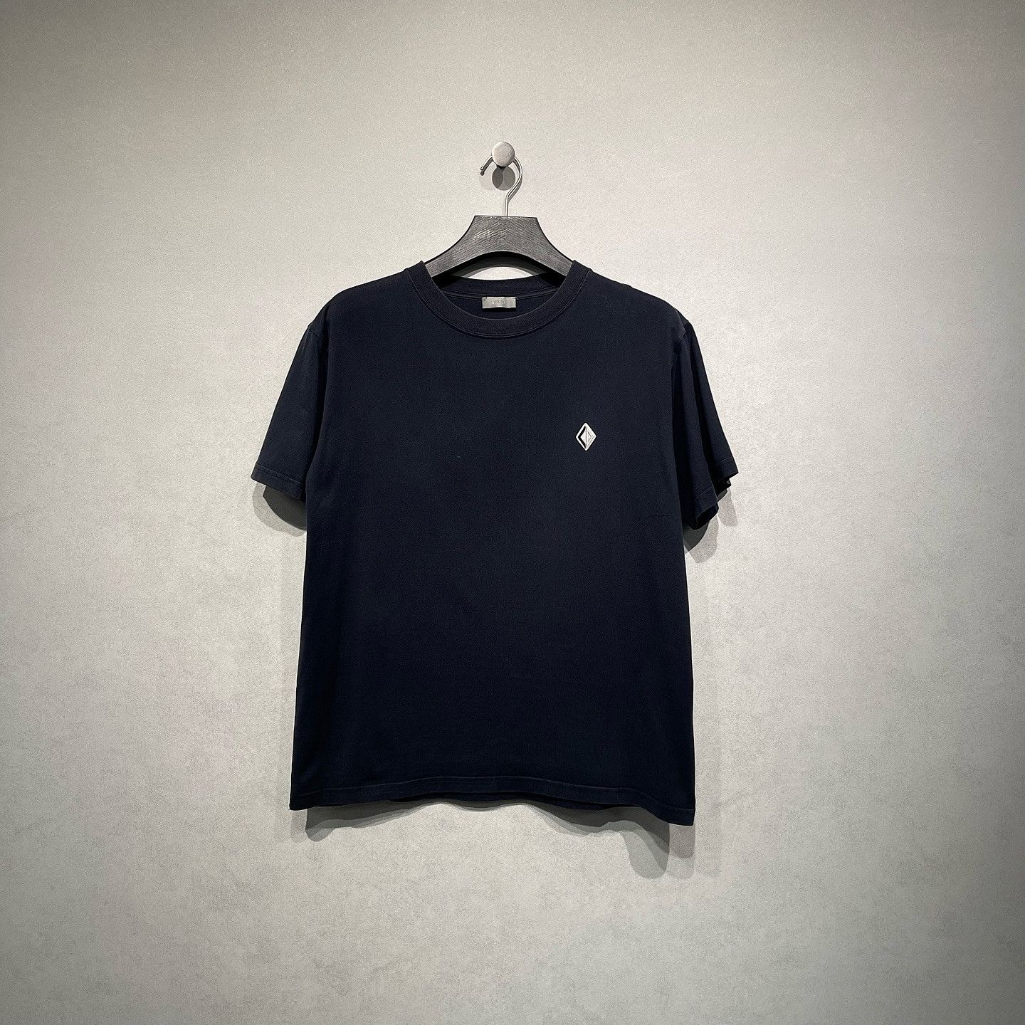 Dior Dior Logo Short Sleeve T-Shirt Navy Blue Size L Size US L / EU 52-54 / 3 - 1 Thumbnail