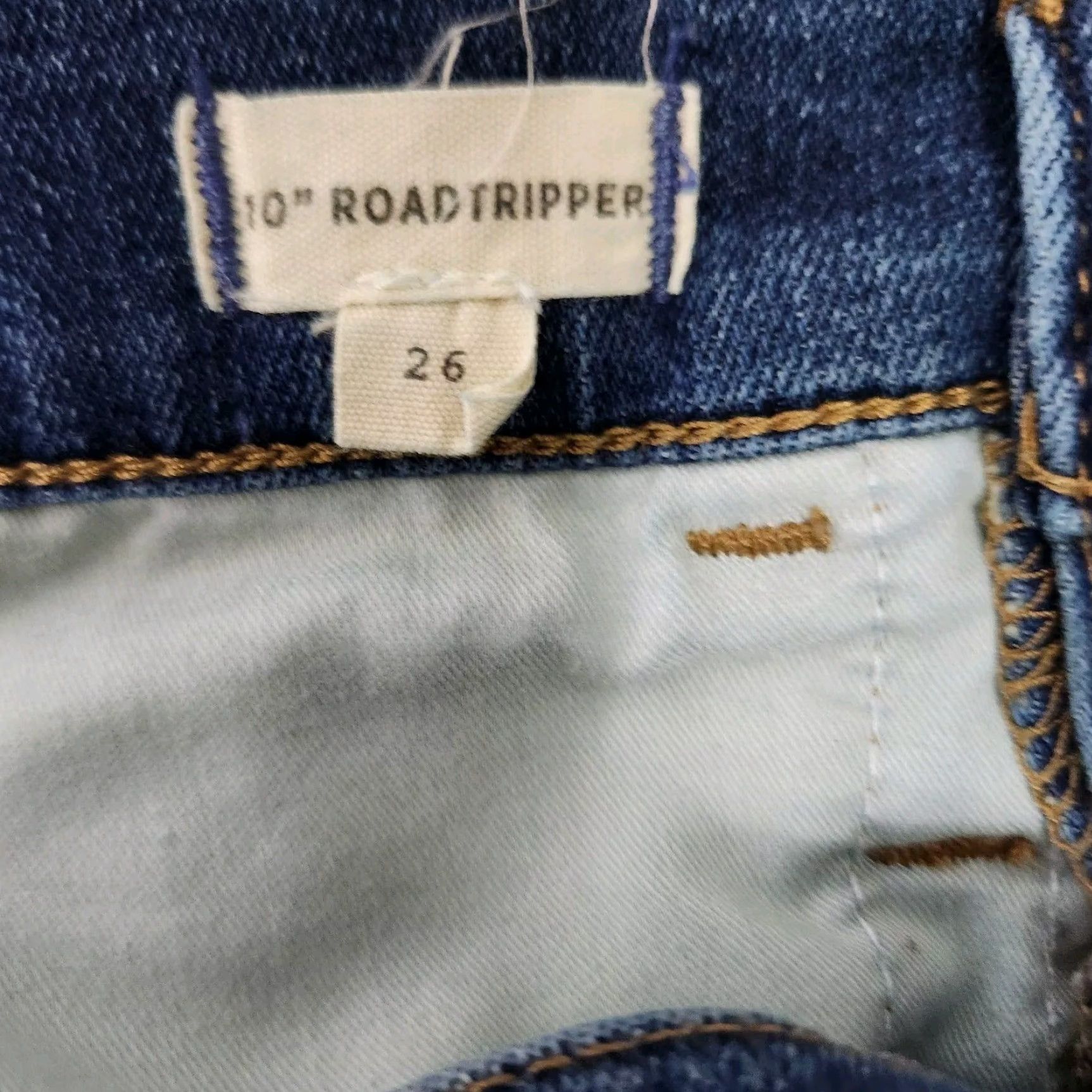 Madewell Madewell Jeans Womens 10" High-Rise Roadtripper Supersoft in Playford Wash 26 Size 32" / US 10 / IT 46 - 4 Thumbnail