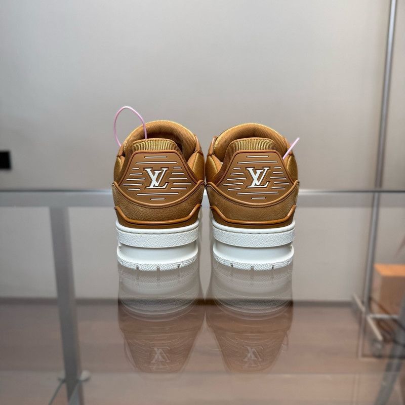 Louis Vuitton Louis Vuitton Trainer Low Top Sneakers in Orange -2508 Size US 6.5 / EU 39-40 - 3 Thumbnail