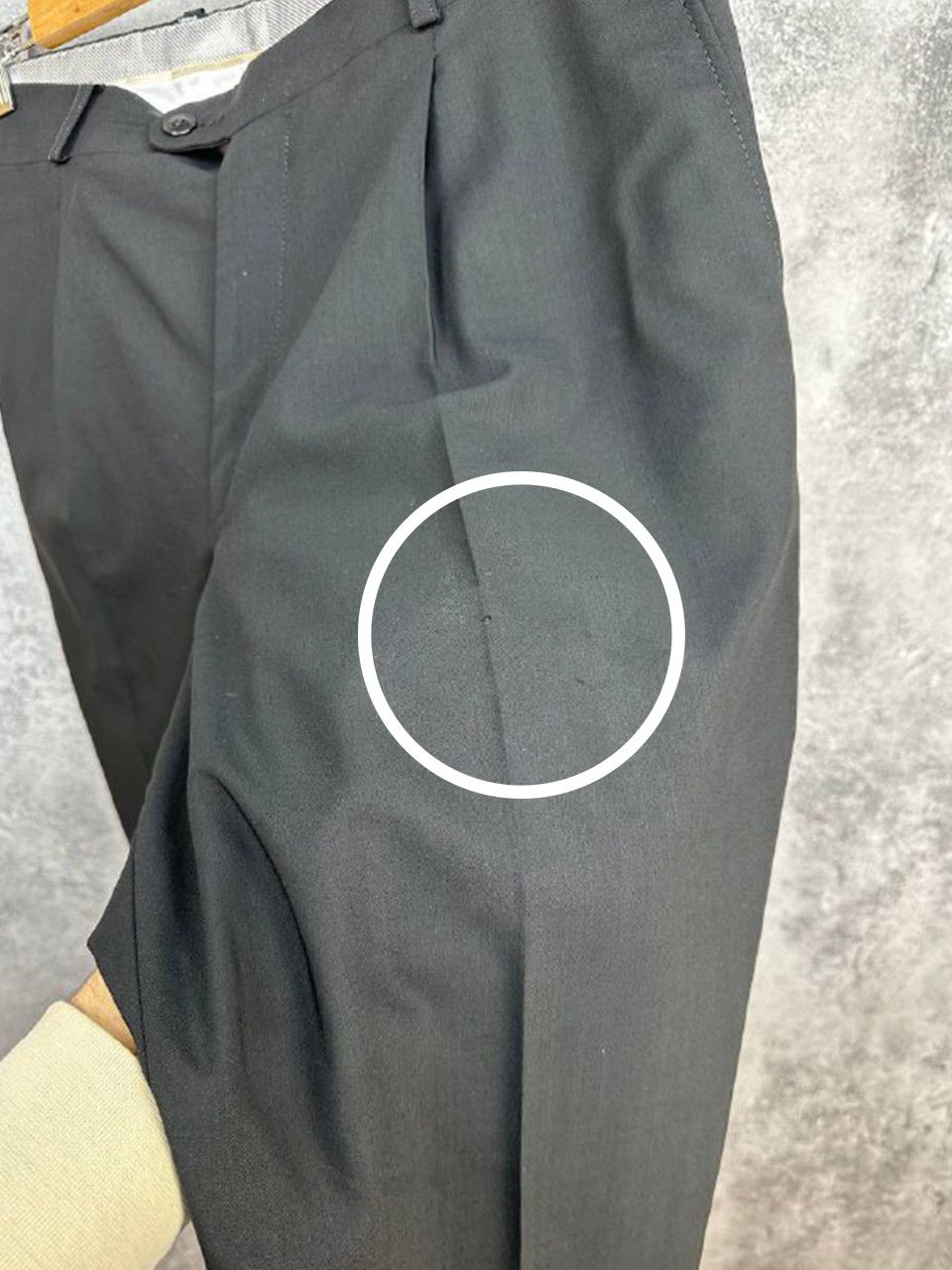 Yves Saint Laurent Yves Saint Laurent Pour Homme Black Wool Suit Made in France Size 42R - 22 Thumbnail