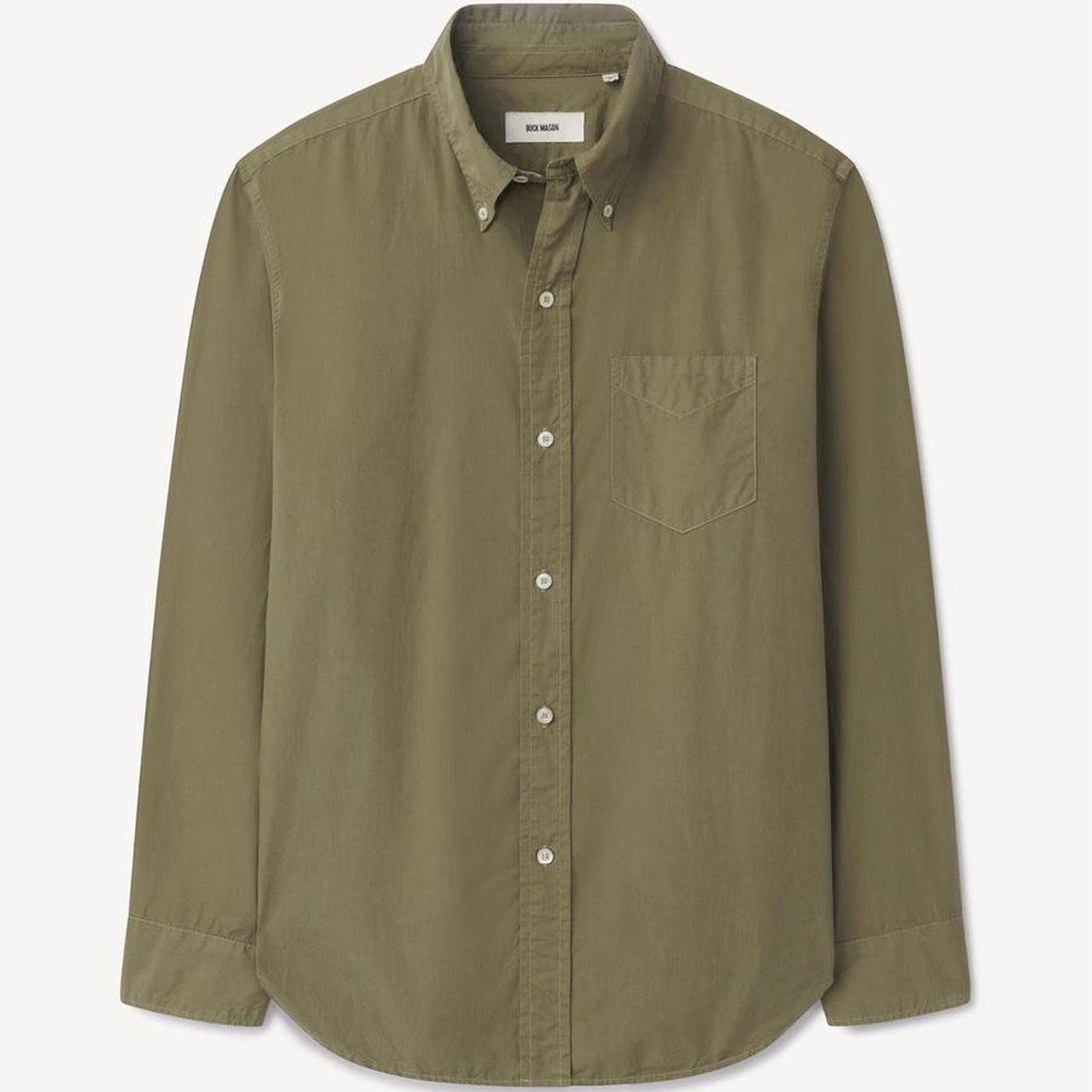 Buck Mason SKYLINE POPLIN ONE POCKET BD SHIRT Size US M / EU 48-50 / 2 - 1 Thumbnail