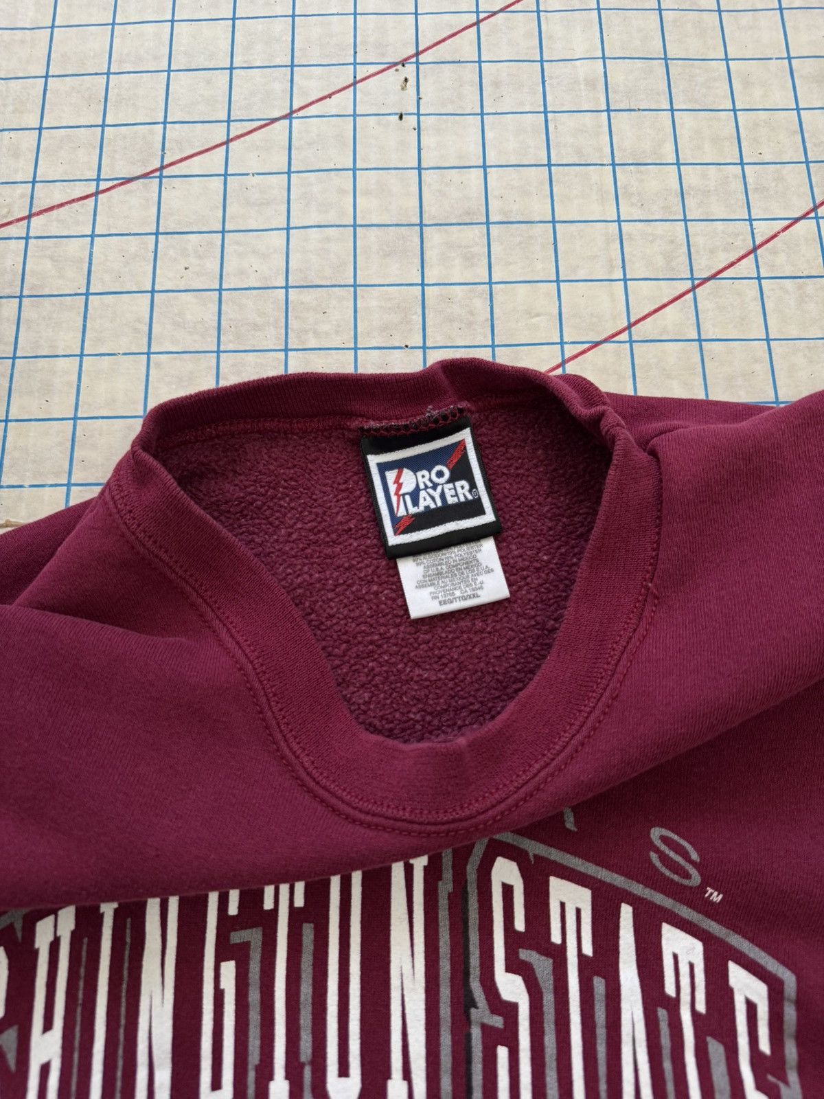 Pro Player Vintage Pro Player Washington State Cougars Athletics Crew Size US XXL / EU 58 / 5 - 9 Thumbnail