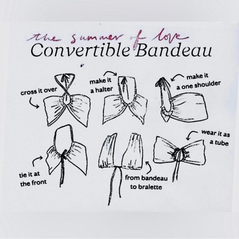 Free People Free People Intimately Summer Love Bandeau Tie Top M Medium Size M / US 6-8 / IT 42-44 - 3 Thumbnail