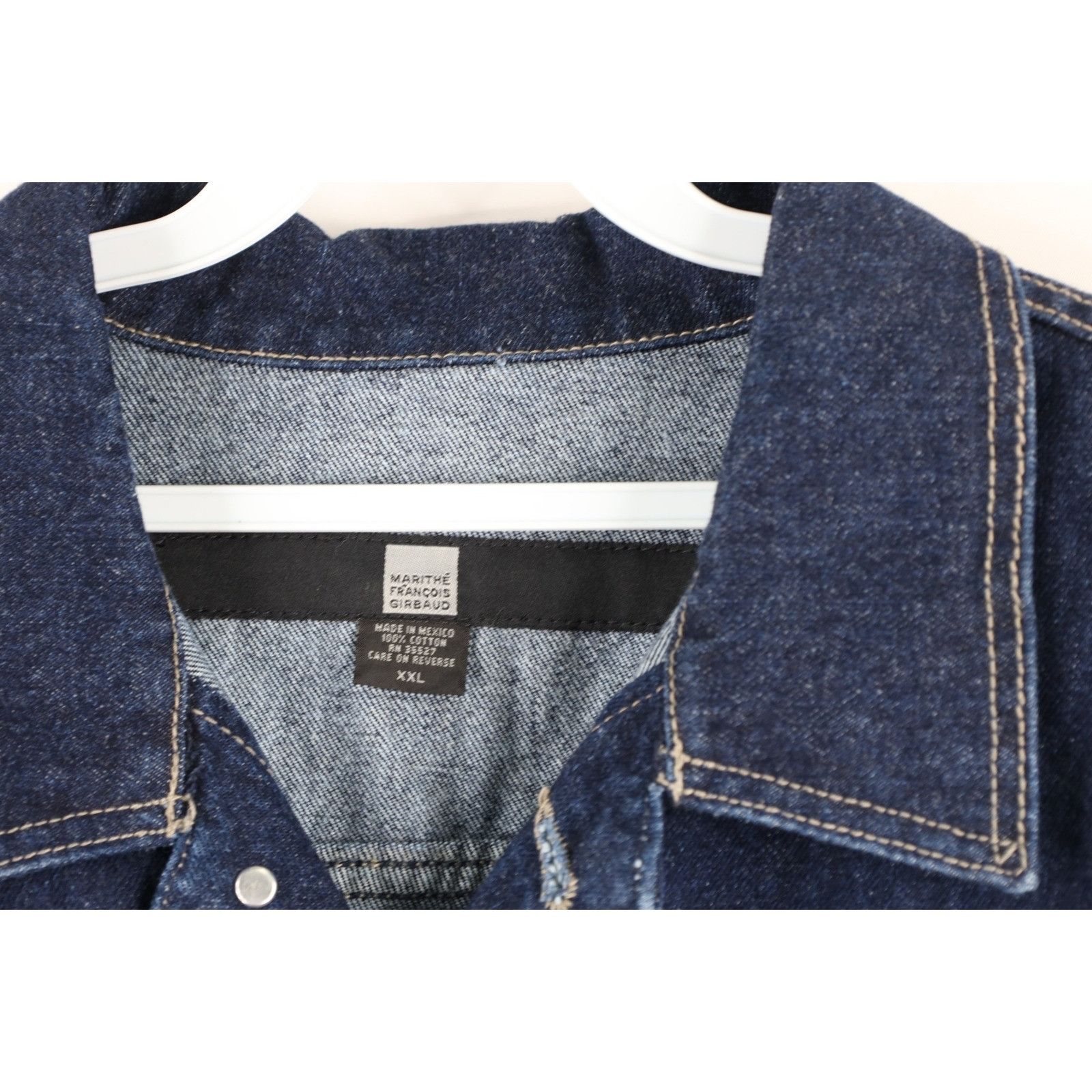 Marithe + Francois Girbaud × Vintage NOS Vintage 90s Marithe Francois Girbaud Trucker Jacket Size US XXL / EU 58 / 5 - 6 Thumbnail