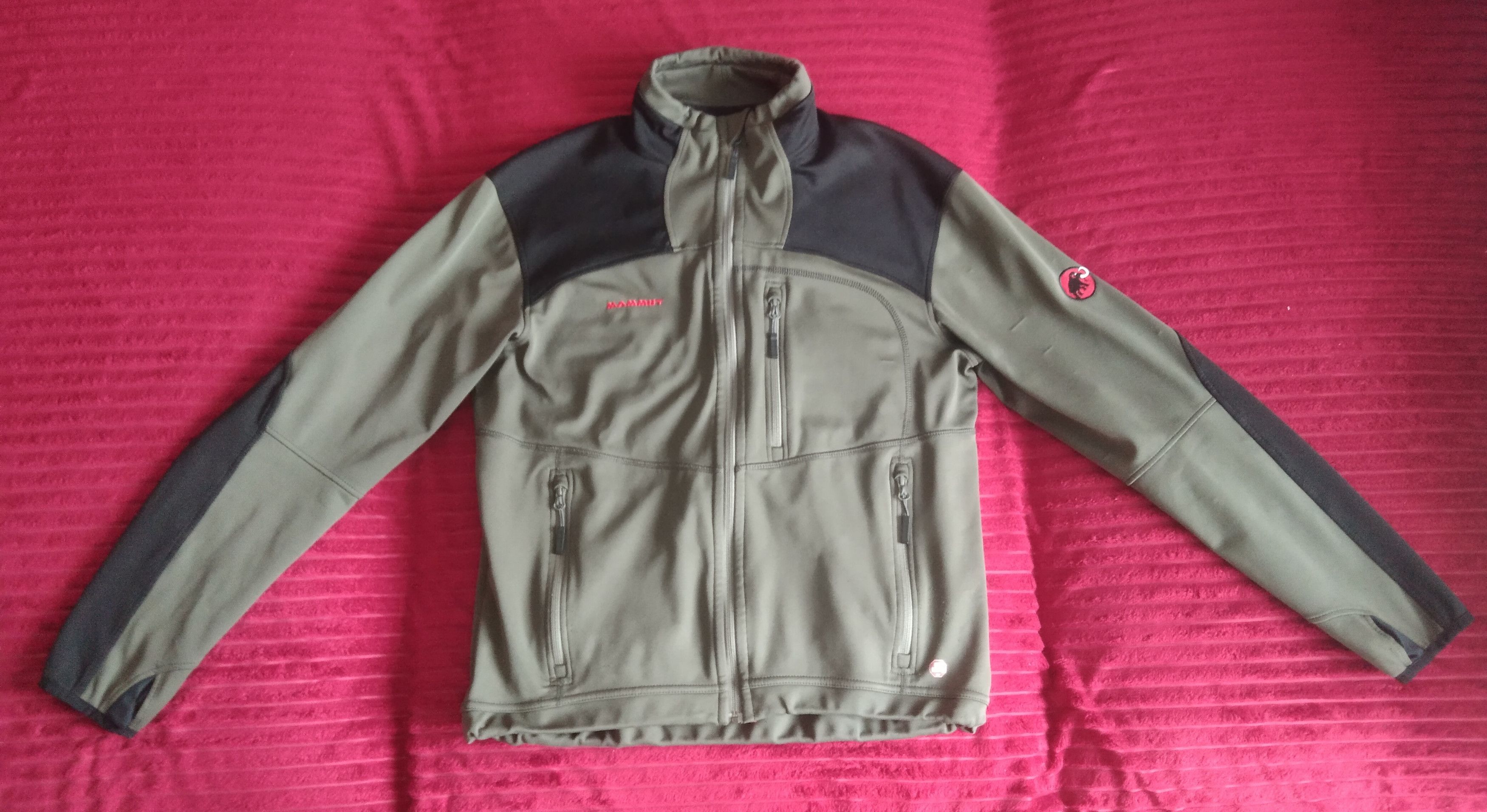 Mammut Mammut Softshell Track Jacket Men Size S Khaki Zip Size US S / EU 44-46 / 1 - 1 Thumbnail