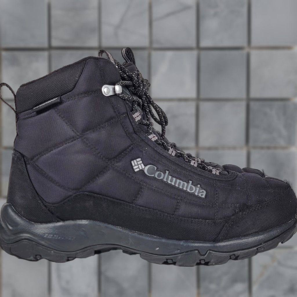 Vintage Columbia Firecamp Waterproof Wide Winter Boots Men 9.5 M Black Size US 10 / EU 43 - 1 Thumbnail