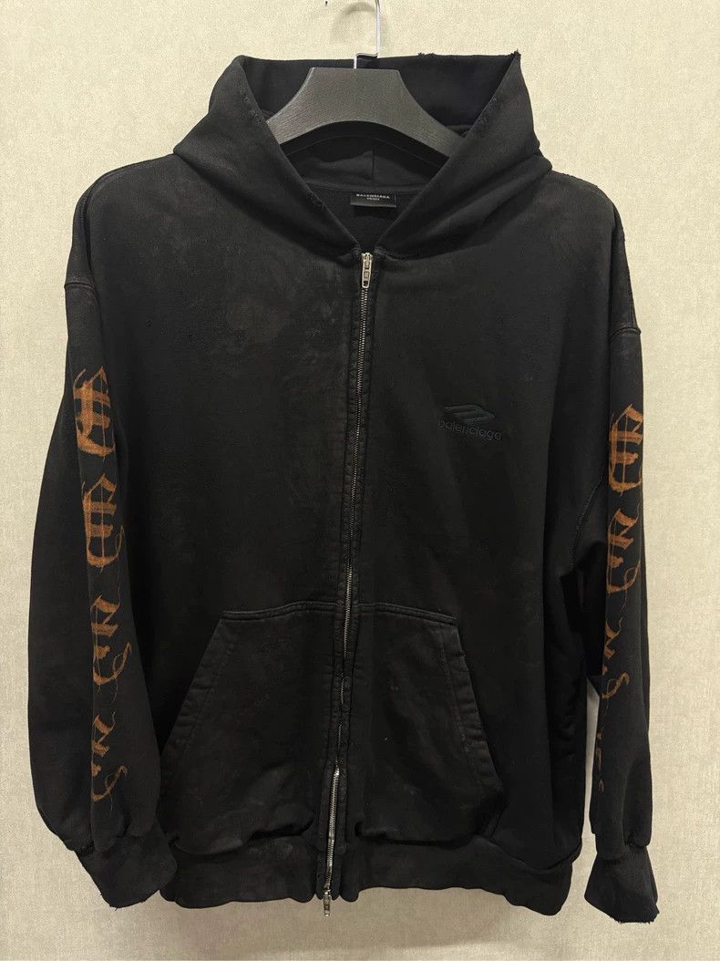Balenciaga Balenciaga FW23 Double-Zip Hooded Long Sleeve Jacket, Loos Size US M / EU 48-50 / 2 - 1 Thumbnail