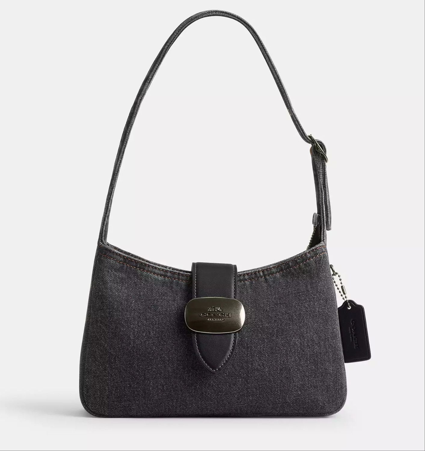 Coach Eliza Shoulder Bag In Signature Denim CAK45 Size ONE SIZE - 10 Thumbnail