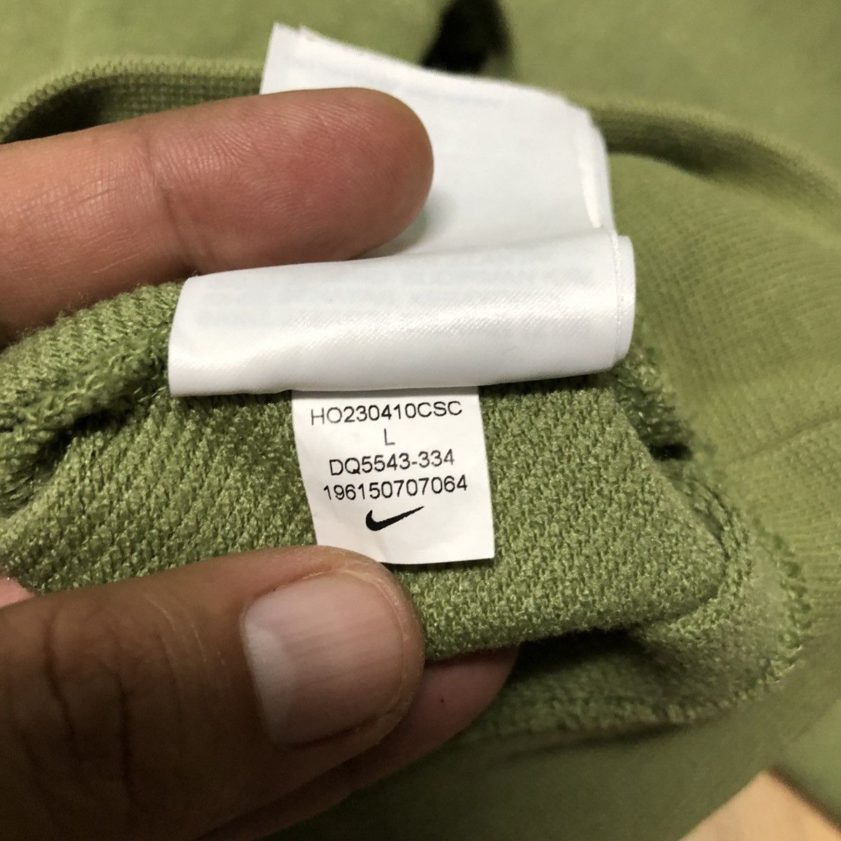 Nike Vintage Nike Swoosh Crop Tops Sweatshirt Size L / US 10 / IT 46 - 9 Thumbnail